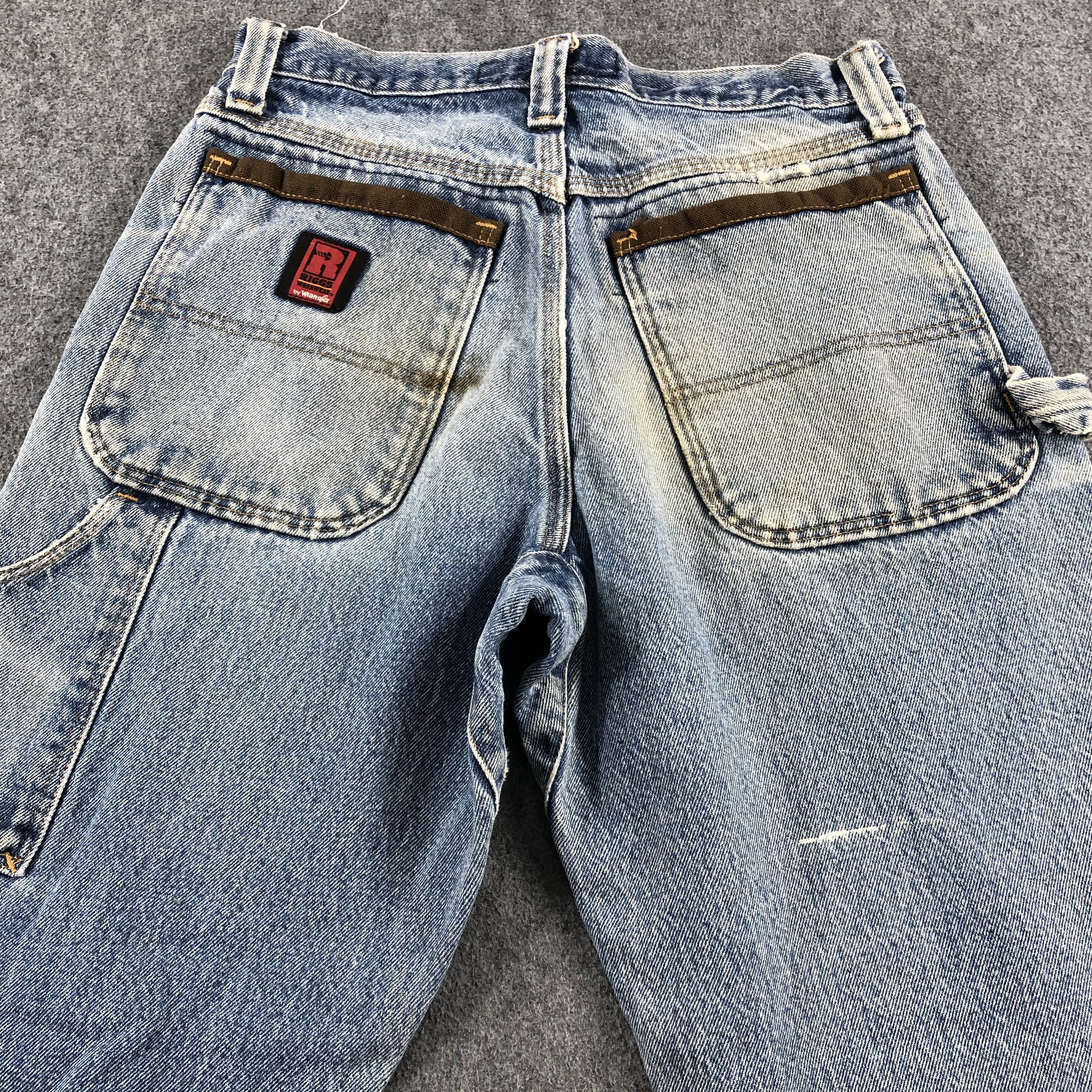 Vintage Vintage Blue Wash Wrangler Jeans-J2314 Size US 30 / EU 46 - 4 Thumbnail