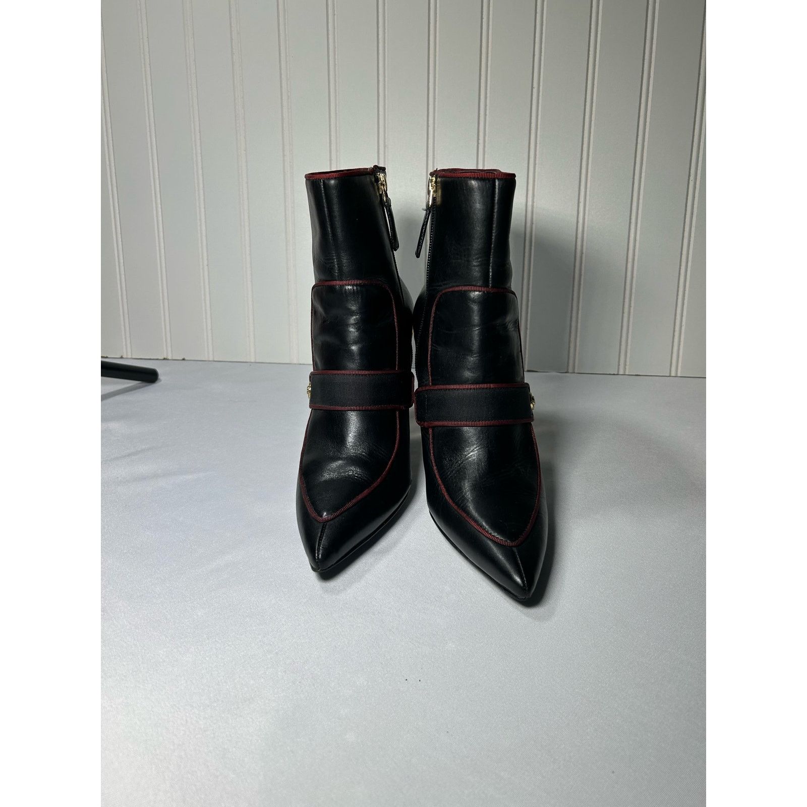 Nine West Nine West Westham Leather fabric Ankle Booties Sz 8 Size US 8 / IT 38 - 4 Thumbnail