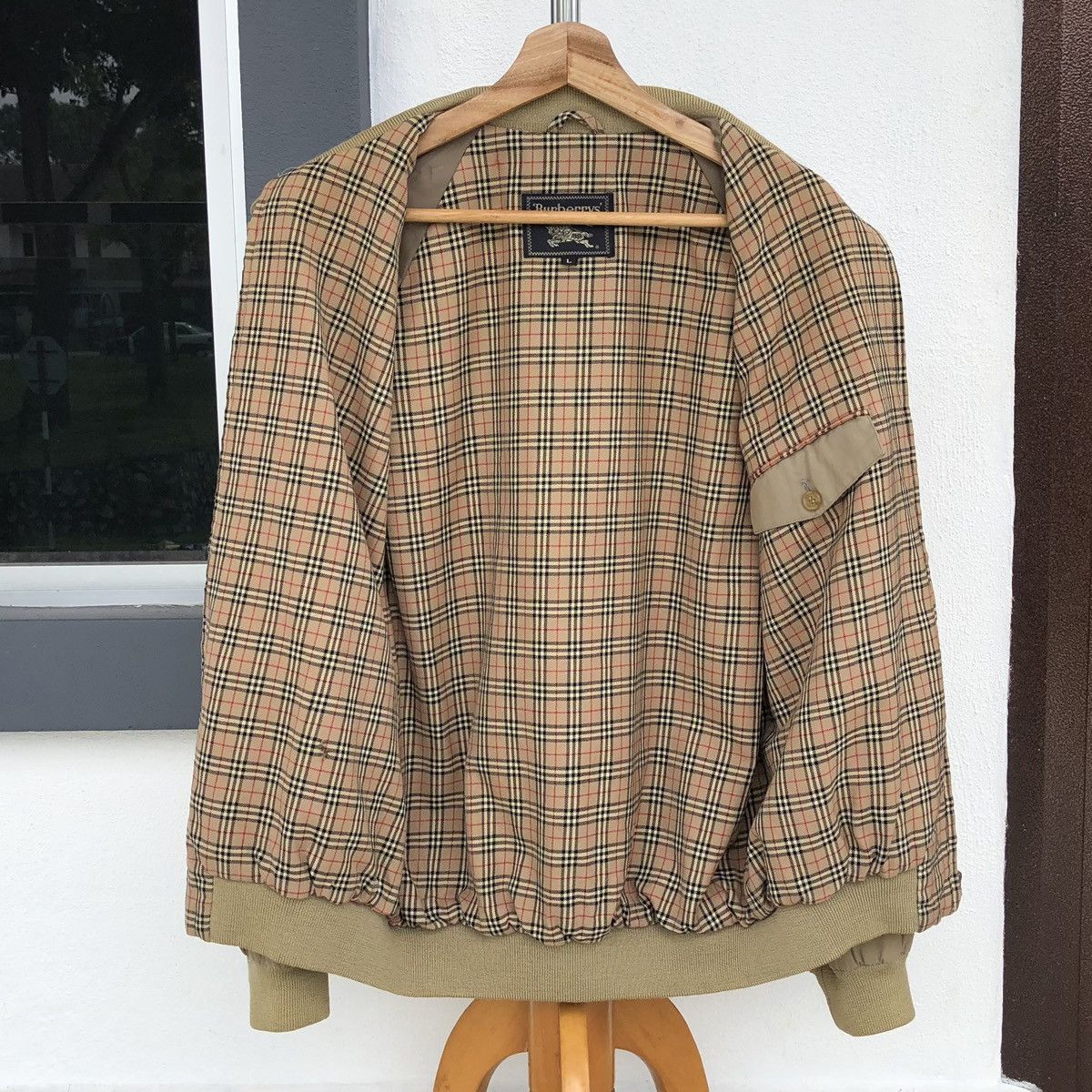 Burberry Vintage Burberrys Prorsum Lined Novacheck Bomber Jacket Size US M / EU 48-50 / 2 - 5 Thumbnail