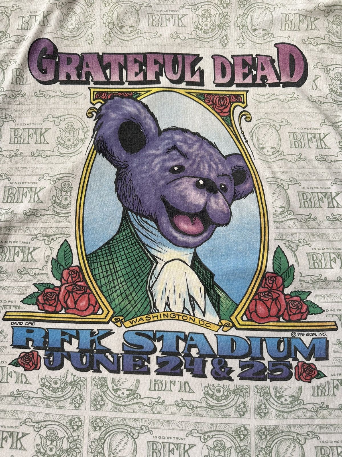 Grateful Dead × Vintage RARE 1995 grateful dead summer tour AOP Size US XL / EU 56 / 4 - 8 Thumbnail