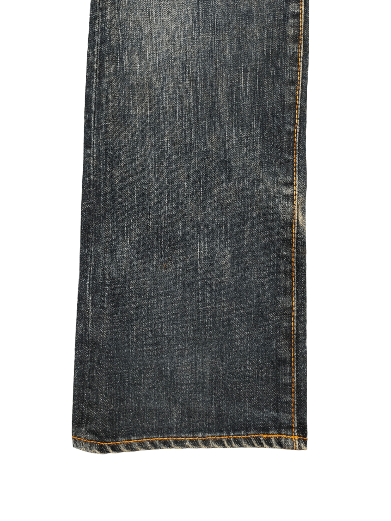 Kapital Vintage 90s 45rpm Clawmark Distress Faded Long Denim Jeans Size US 28 / EU 44 - 9 Thumbnail