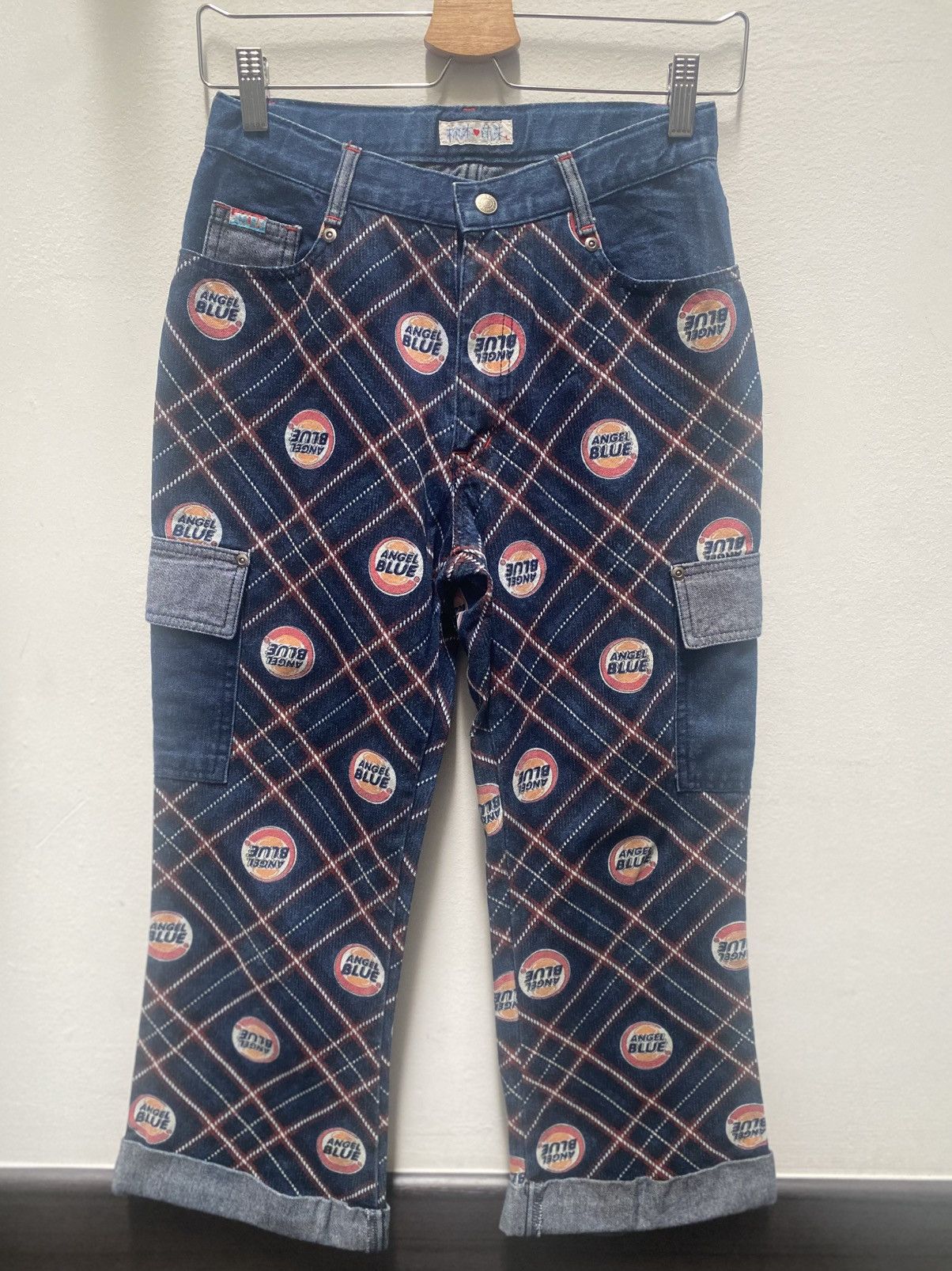 Angel Blue Japan Y2K Denim Cropped Pants