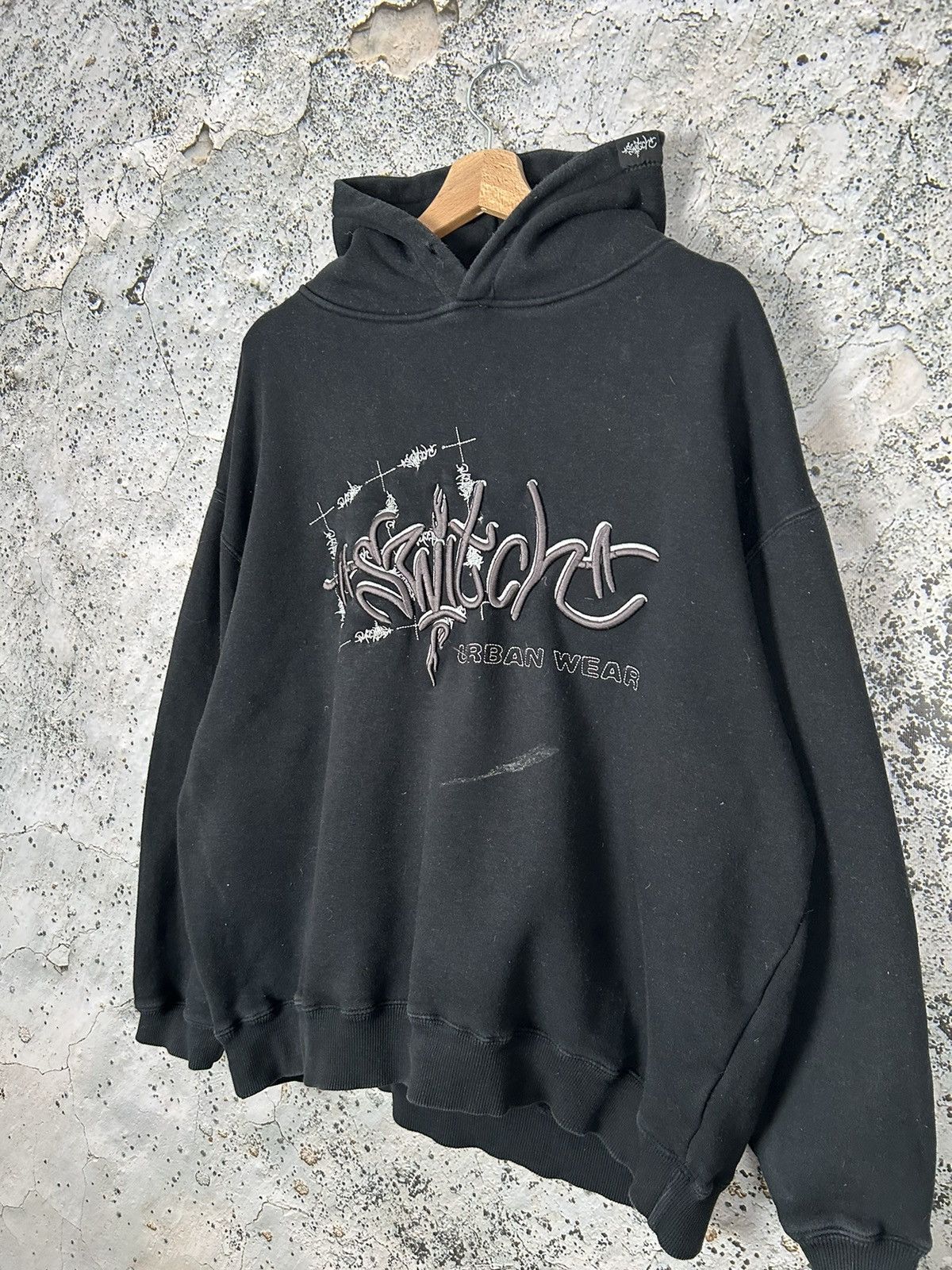 Rap Tees Vintage Urban Wear Spellout Baggy Hoodie 90s Rap Skate Size US L / EU 52-54 / 3 - 2 Thumbnail