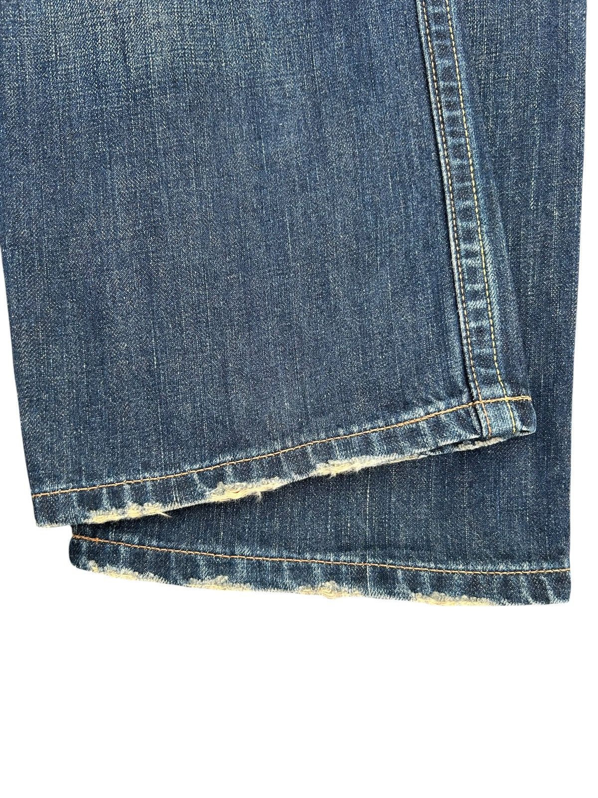 Kapital VINTAGE LEVIS HIPPIES STYLE RUSTY DISTRESSED DENIM JEANS Size US 30 / EU 46 - 12 Thumbnail