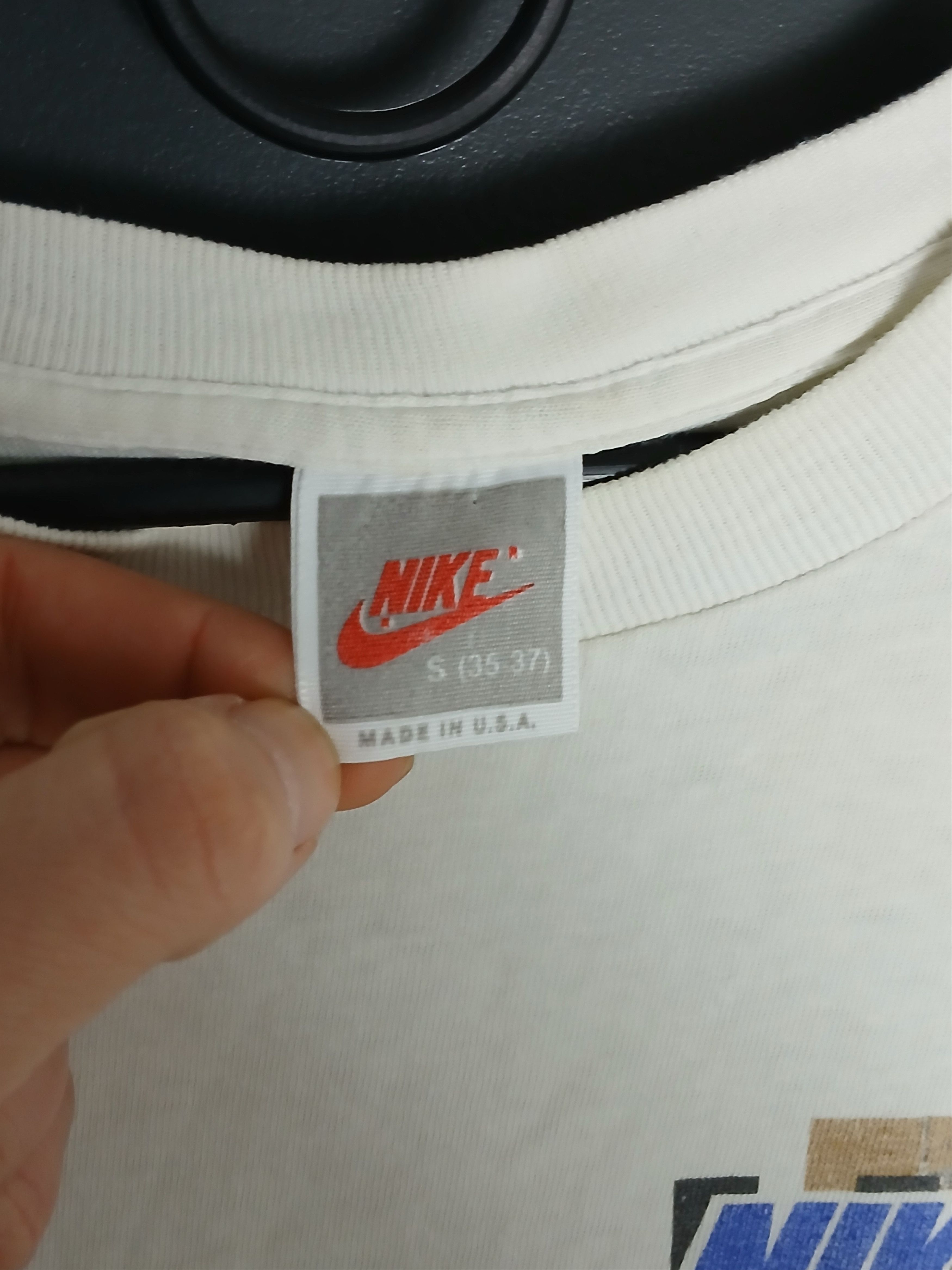 Nike × Vintage Vintage Nike Long Sleeve T-Shirt Size US S / EU 44-46 / 1 - 5 Thumbnail