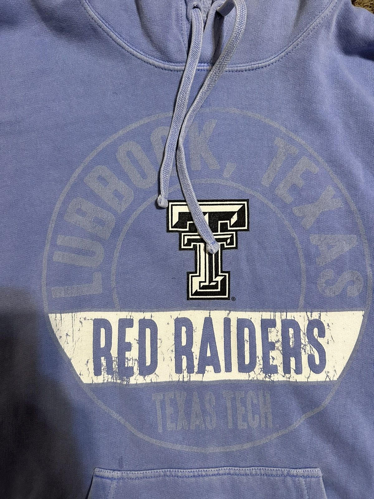 NCAA × Vintage Vintage NCAA Blue 84 Texas Tech hoodie 00s size XL Size US XL / EU 56 / 4 - 2 Thumbnail