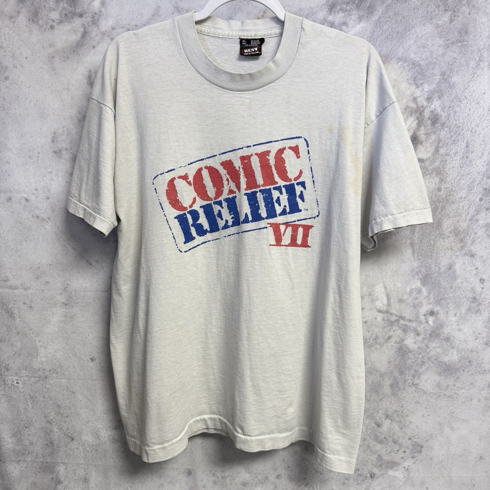 Vintage Vintage Comic Relief VII T Shirt Mens XL Robin Williams USA Size US XL / EU 56 / 4 - 2 Thumbnail