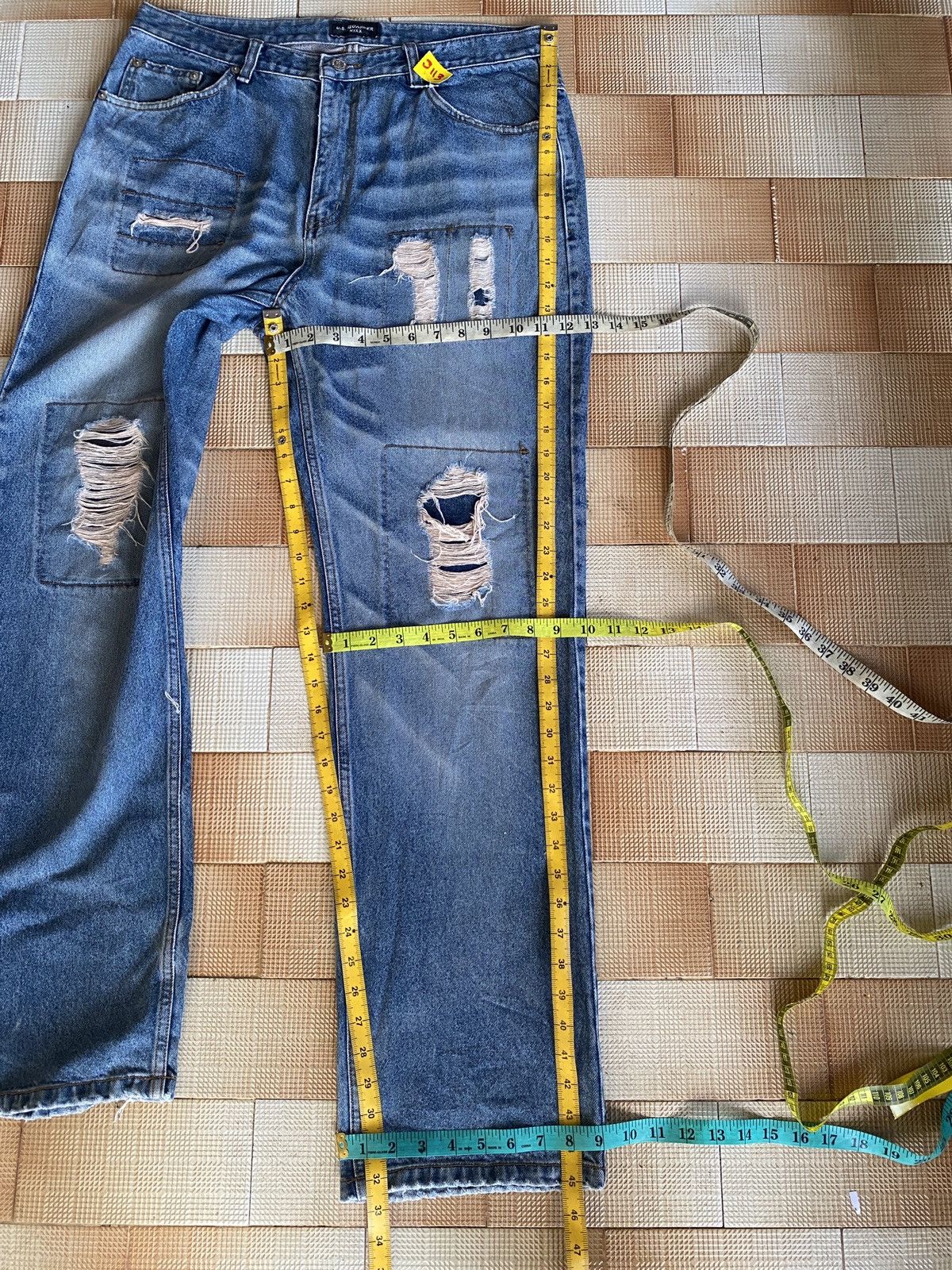 14th Addiction × Beauty Beast × PPFM Vintage u.s boarder slim straight denim Size US 36 / EU 52 - 4 Thumbnail