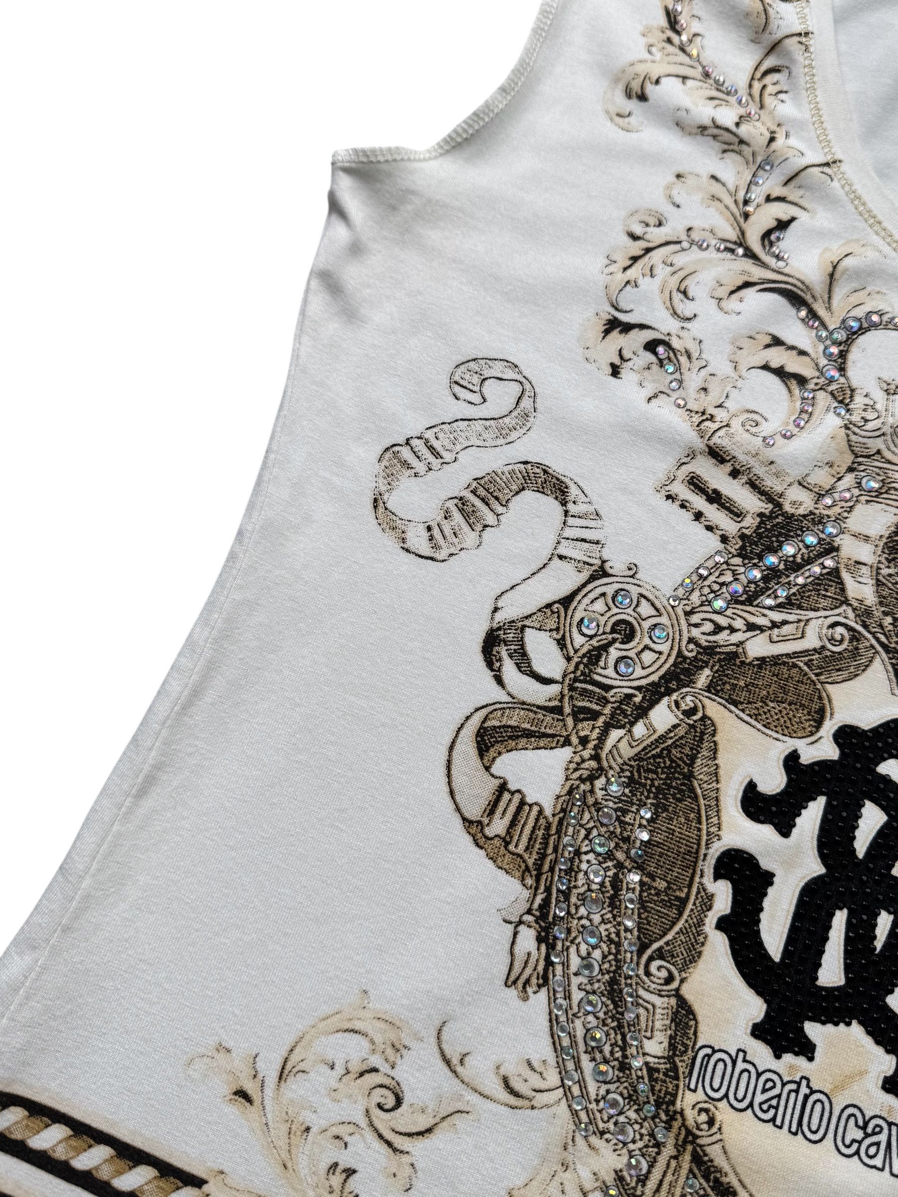 Roberto Cavalli Roberto Cavalli Vintage Tank Top (V9) Size S / US 4 / IT 40 - 4 Thumbnail