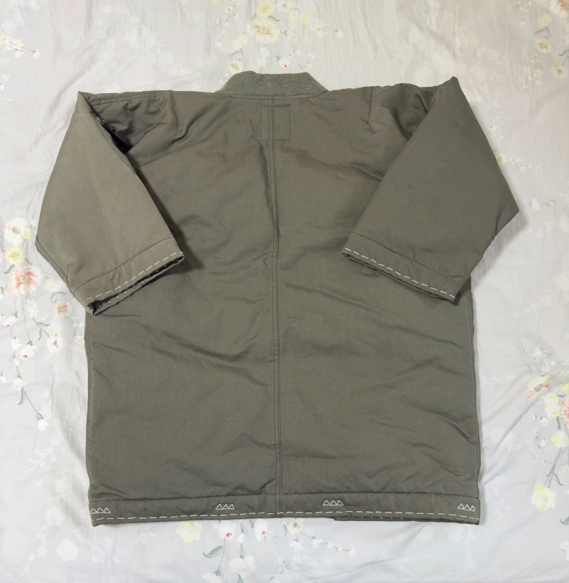 Visvim visvim 17aw mud-dyed waterproof kimono down jacket green Size US XL / EU 56 / 4 - 2 Thumbnail