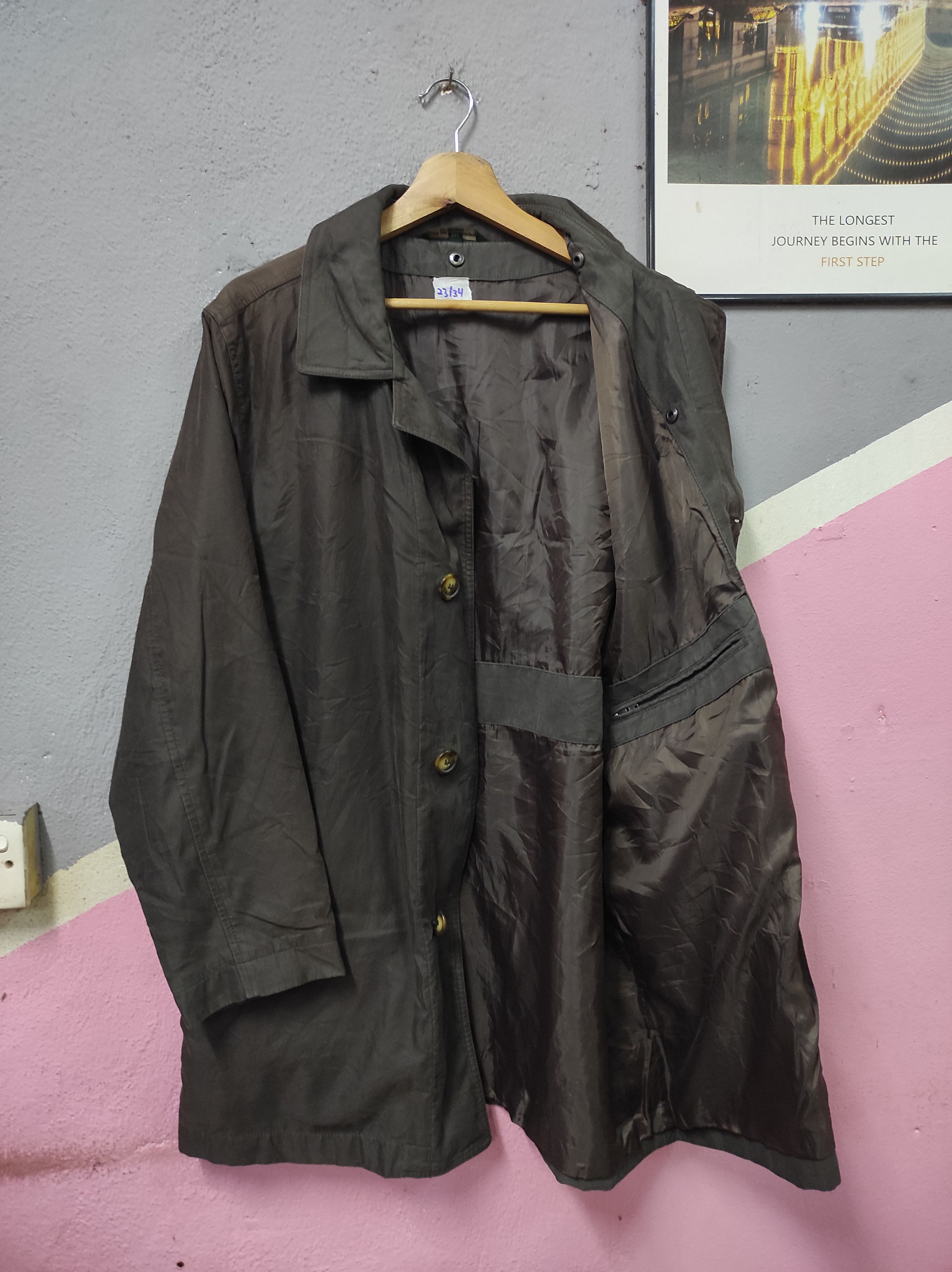 Lauren Ralph Lauren × Vintage LAUREN RALPH LAUREN VTG COAT OVERCOAT SUN FADED Size US M / EU 48-50 / 2 - 2 Thumbnail