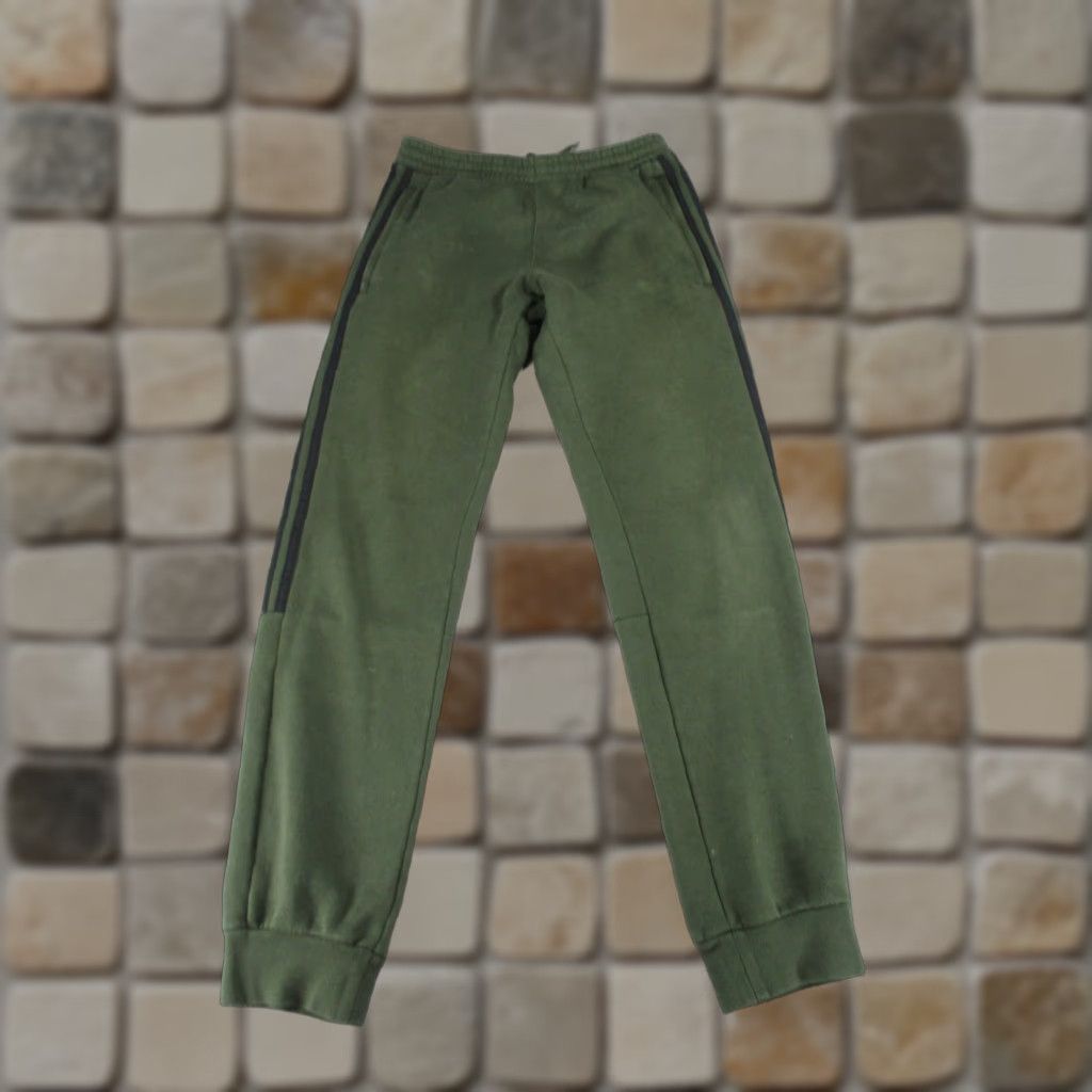 Adidas Adidas Zx Sweat Joggers Mens Small Green Fleece Lined Sports Jogger Gym & Training Pants S Green Mens Size US S / EU 44-46 / 1 - 1 Thumbnail