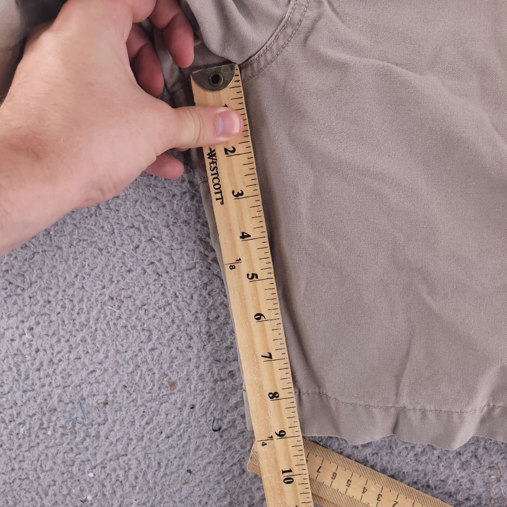 Vintage 511 Tactical Shorts Mens 34 Cargo Beige 5.11 34 in Regular Brown Tan Canvas Utility Work Casual Jeans? Size US 34 / EU 50 - 4 Thumbnail