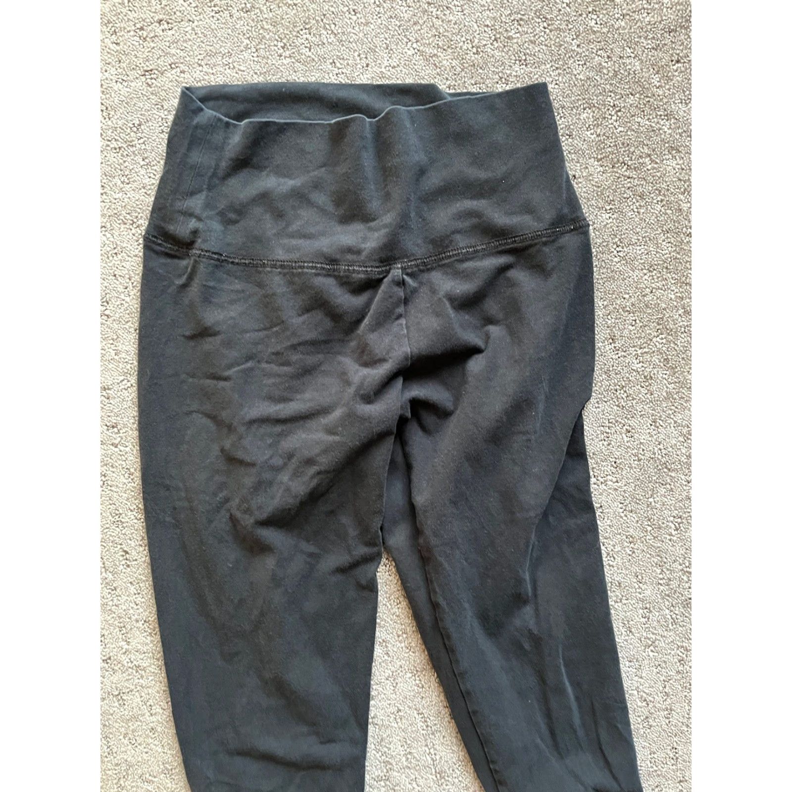 Vintage Aerie Chill Play Move Leggings Women's Small Black Active High Waist Full Length Womens Size 28" / US 6 / IT 42 - 2 Thumbnail