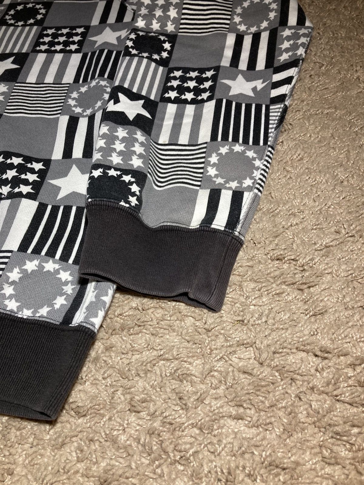 Bape 2011 Bape Sta Full Zip Patchwork Stars Stripes Flags Rip Size US L / EU 52-54 / 3 - 3 Thumbnail