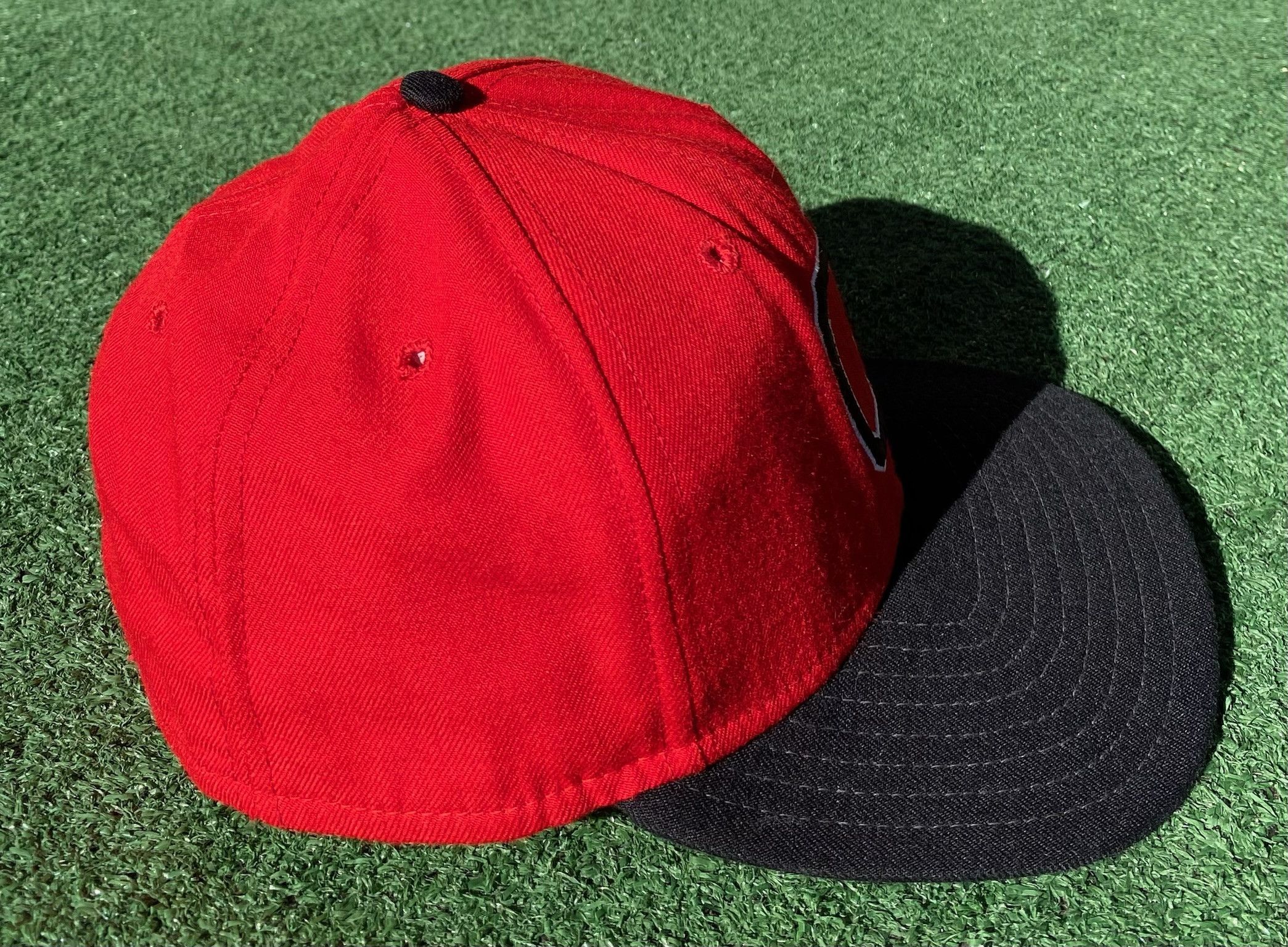 New Era 80’s New Era Georgia Bulldogs Wool Blend Red Fitted Hat 7 Size ONE SIZE - 3 Thumbnail