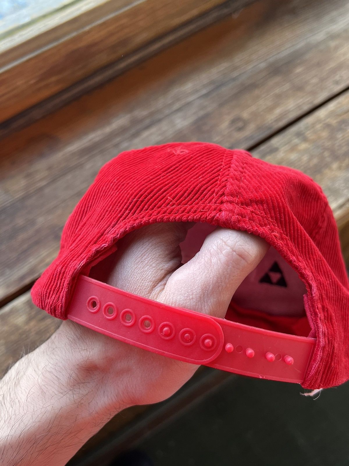Vintage Vintage Headwear Cap Ficher Skis Red Corduroy Hat Size ONE SIZE - 7 Thumbnail