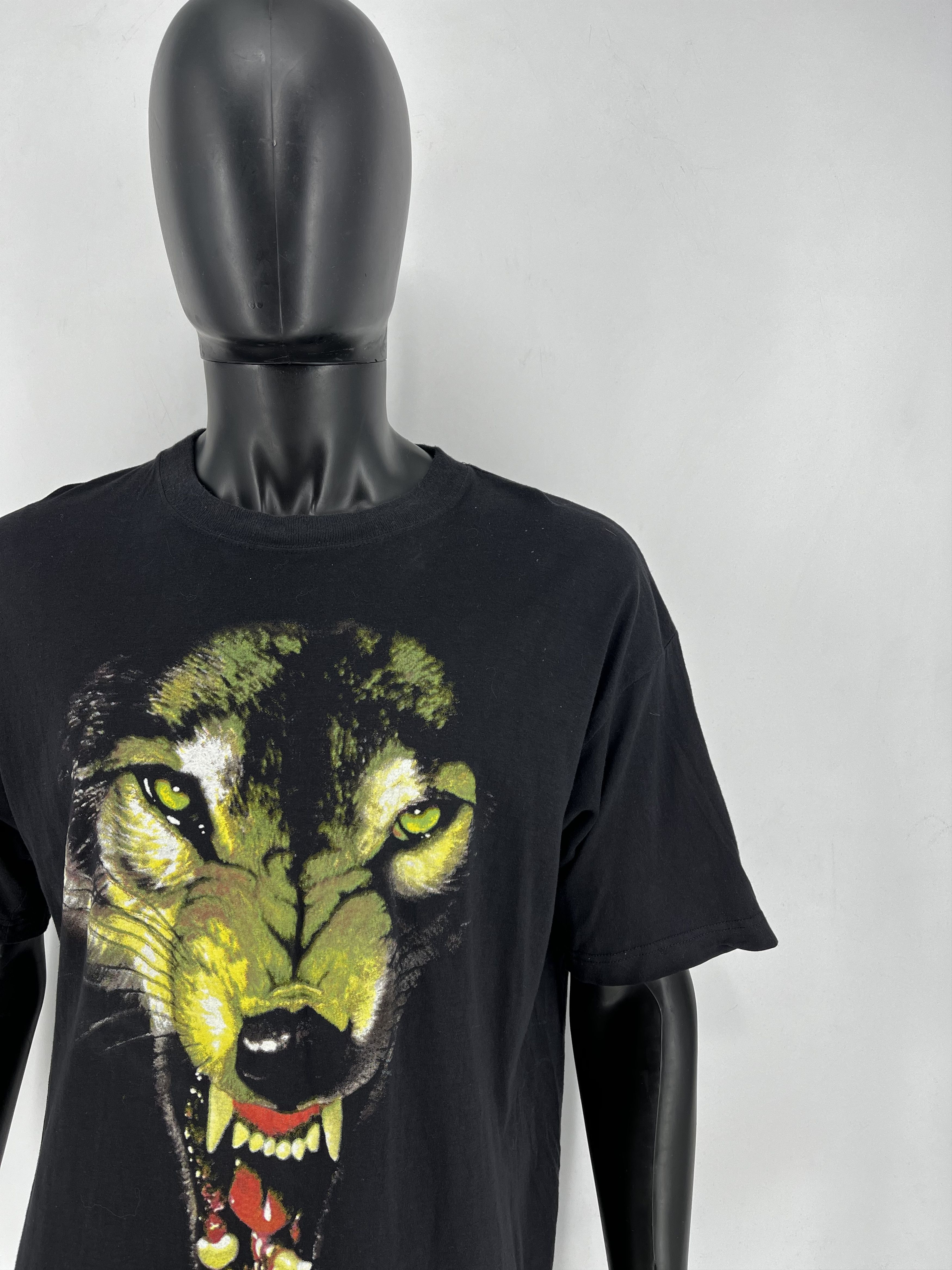 Band Tees Vintage 90s Wolf Face Boxy Fit Tee Toys Rock Size M Size US XL / EU 56 / 4 - 7 Thumbnail