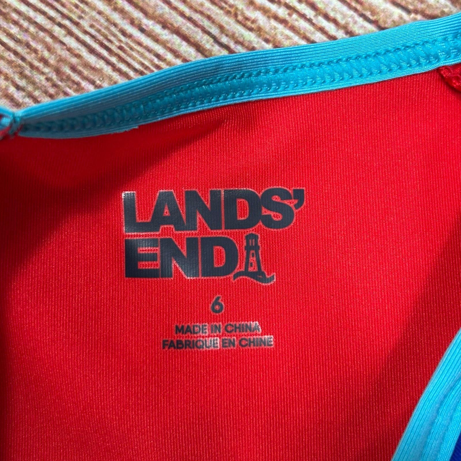 Lands' End Lands' End Star Pattern Size Rashguard Size ONE SIZE - 4 Thumbnail