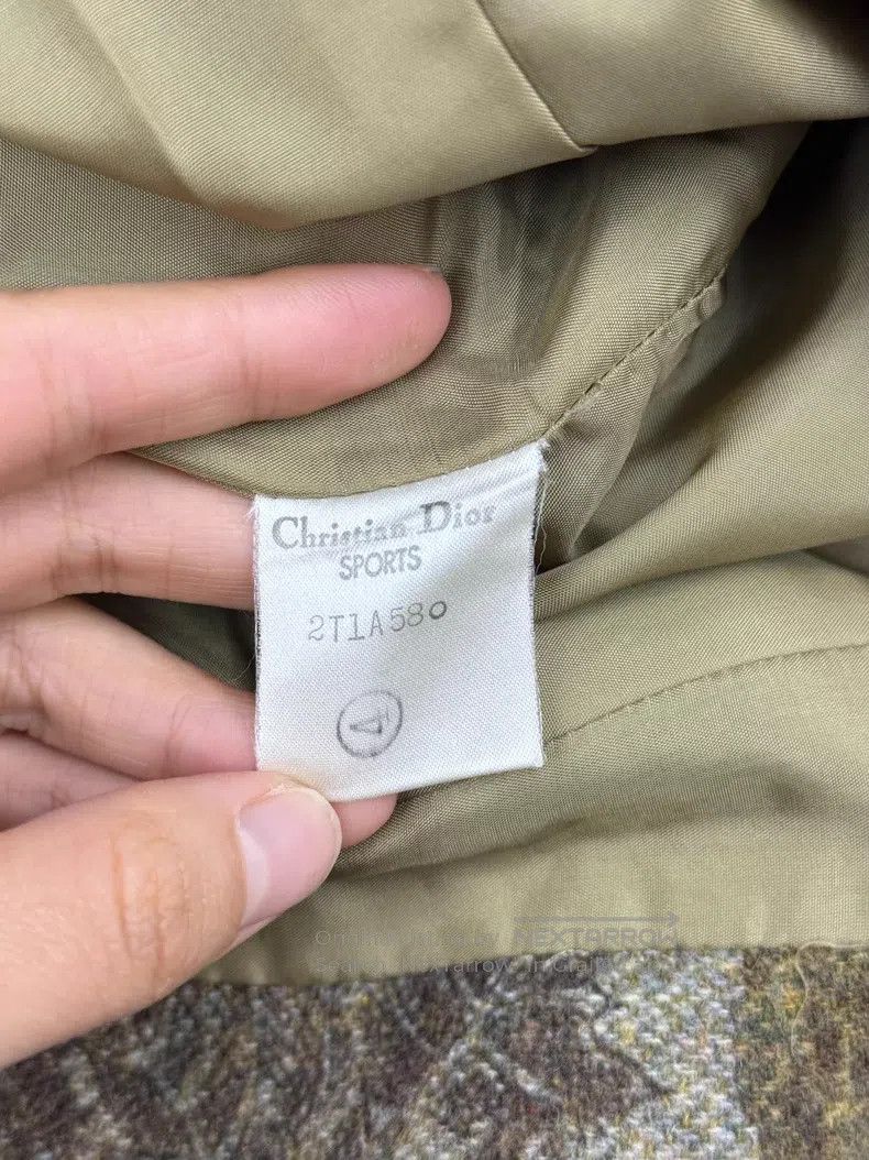 Dior Dior Green printed leather suit jacket Size M / US 6-8 / IT 42-44 - 5 Thumbnail