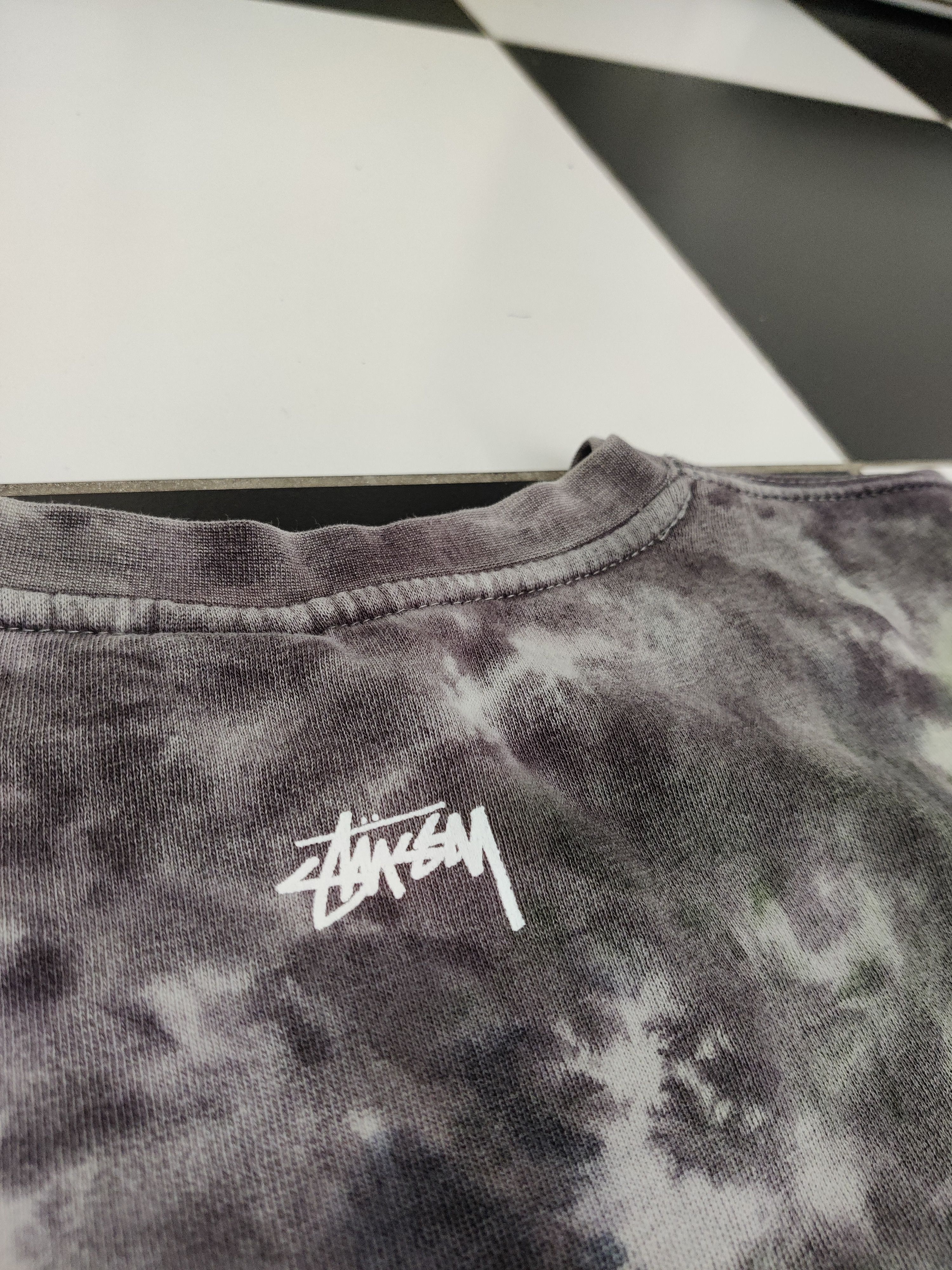 Stussy STUSSY Men's Green Skull Tie Dye Pullover Size US XL / EU 56 / 4 - 4 Thumbnail