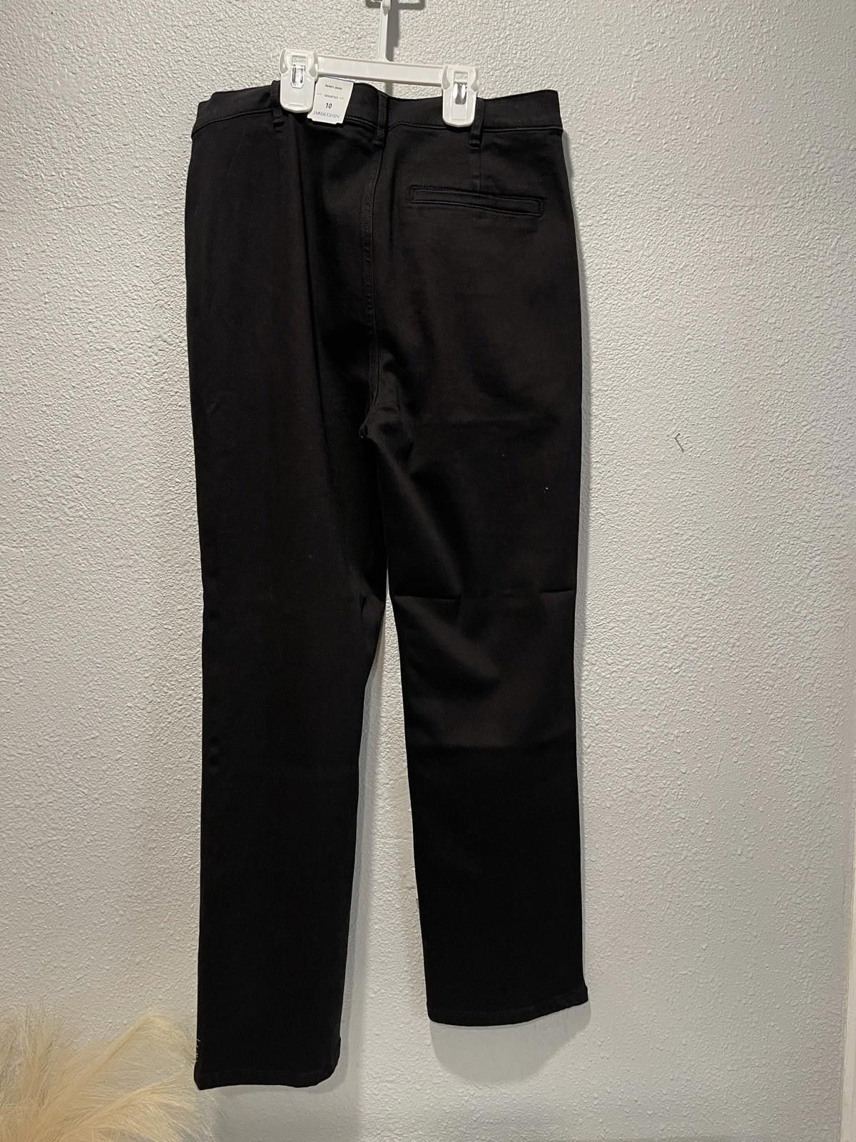 J.McLaughlin Jim Laughlin Women’s Black Pants Rainey Long Bottom Size 10 Size 32" / US 10 / IT 46 - 2 Thumbnail