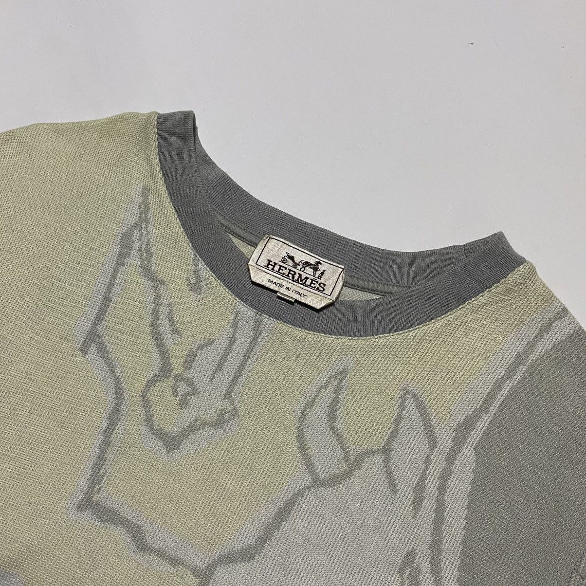 Hermes HERMES "DANCE OF HORSES" KNIT SS SHIRT Size US M / EU 48-50 / 2 - 2 Thumbnail