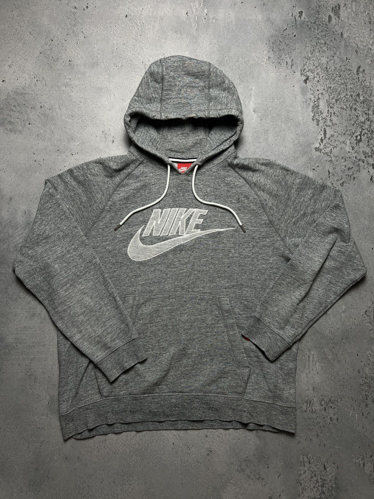 Nike Nike vintage hoodie center swoosh logo spellout y2k crew USA Size US L / EU 52-54 / 3 - 2 Thumbnail