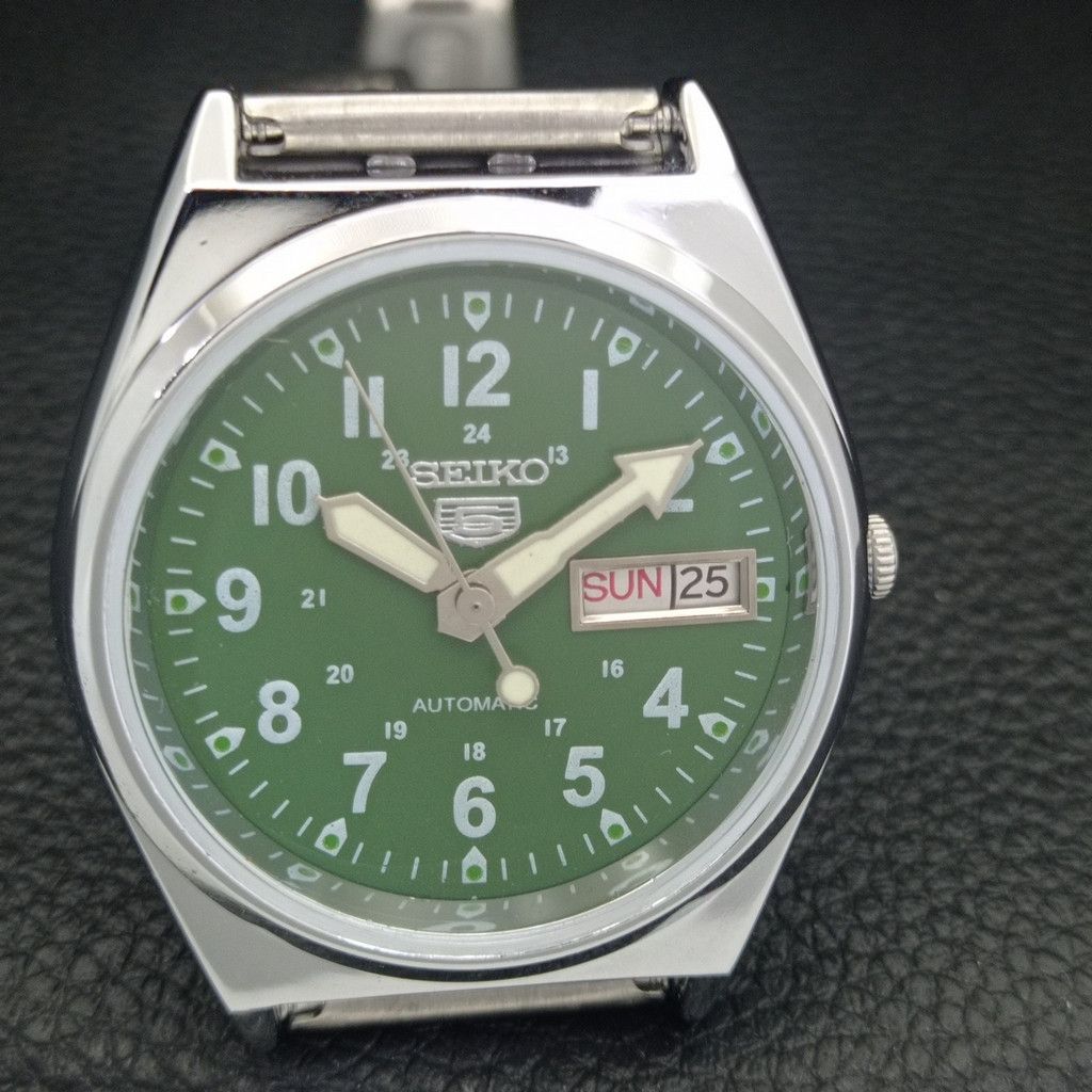 Seiko REFURBISHED VINTAGE SEIKO 5 AUTO JAPAN MENS WATCH a441711 Size 38 - 4 Thumbnail