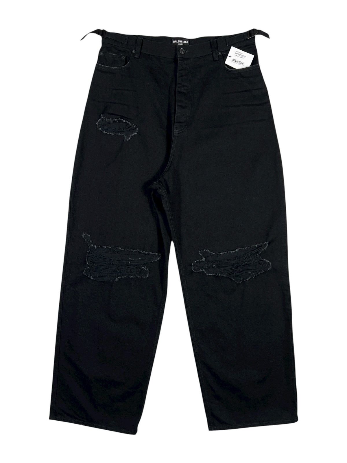 Balenciaga Balenciaga Black Large Baggy Pants | Grailed