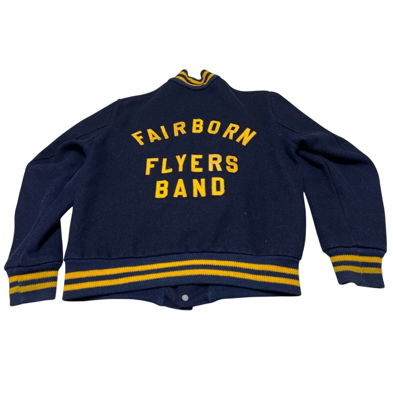 Vintage 1975 Flynntan Fairborn Flyers Wool Varsity Jacket 36
