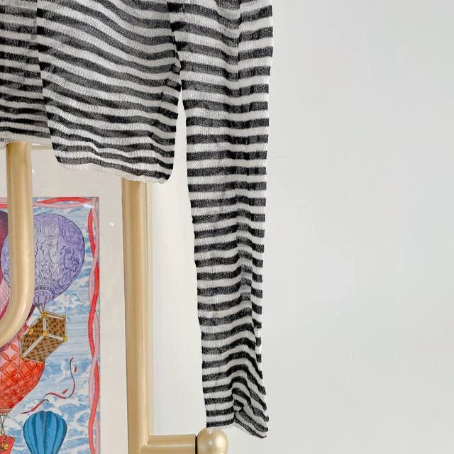 Dior Dior Black and white striped knitted long sleeves Size XS / US 0-2 / IT 36-38 - 4 Thumbnail