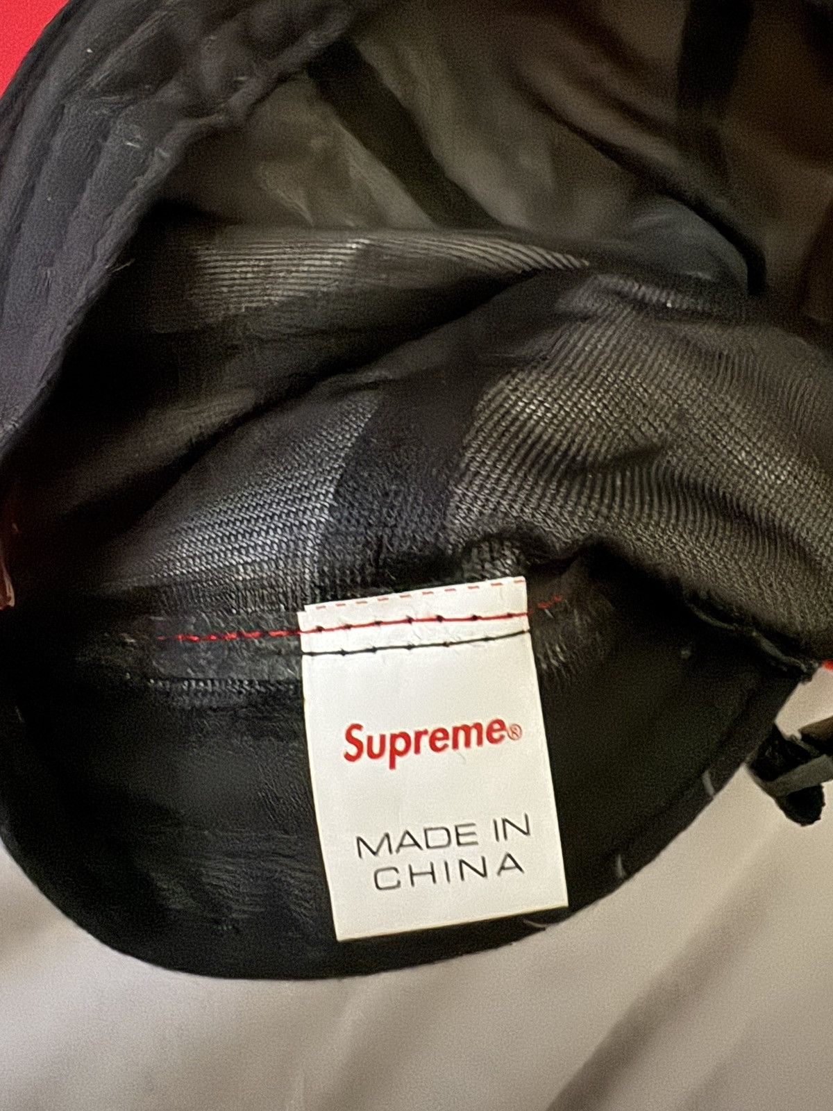 Supreme SS19 Red supreme Gore-Tex 6 Panel Red Hat Size ONE SIZE - 4 Thumbnail