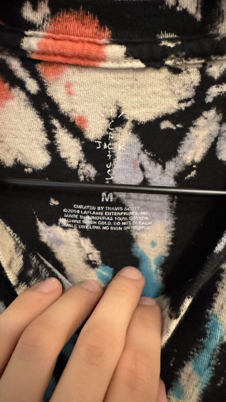 Travis Scott Highest In The Room Tie Dye Tee Size US M / EU 48-50 / 2 - 3 Thumbnail