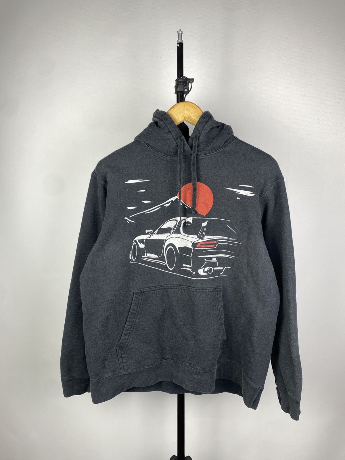 Japanese Brand × Vintage Vintage Y2K Anima JAPAN Drift Racing Mazda RX-7 Sweatshirt Size US S / EU 44-46 / 1 - 1 Thumbnail