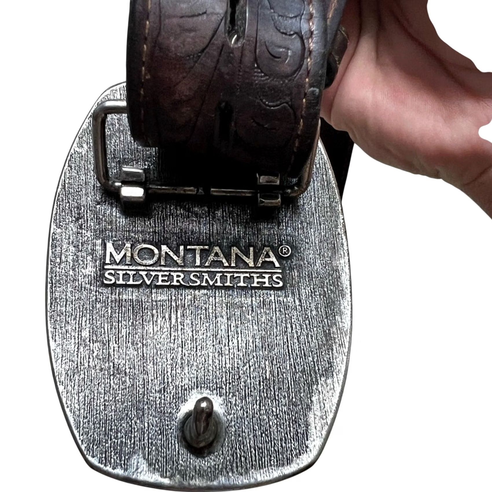 Vintage Montana Silversmiths Matched Pair Deer Buckle USA W/ Wrangler Belt Buckle Size ONE SIZE - 2 Thumbnail