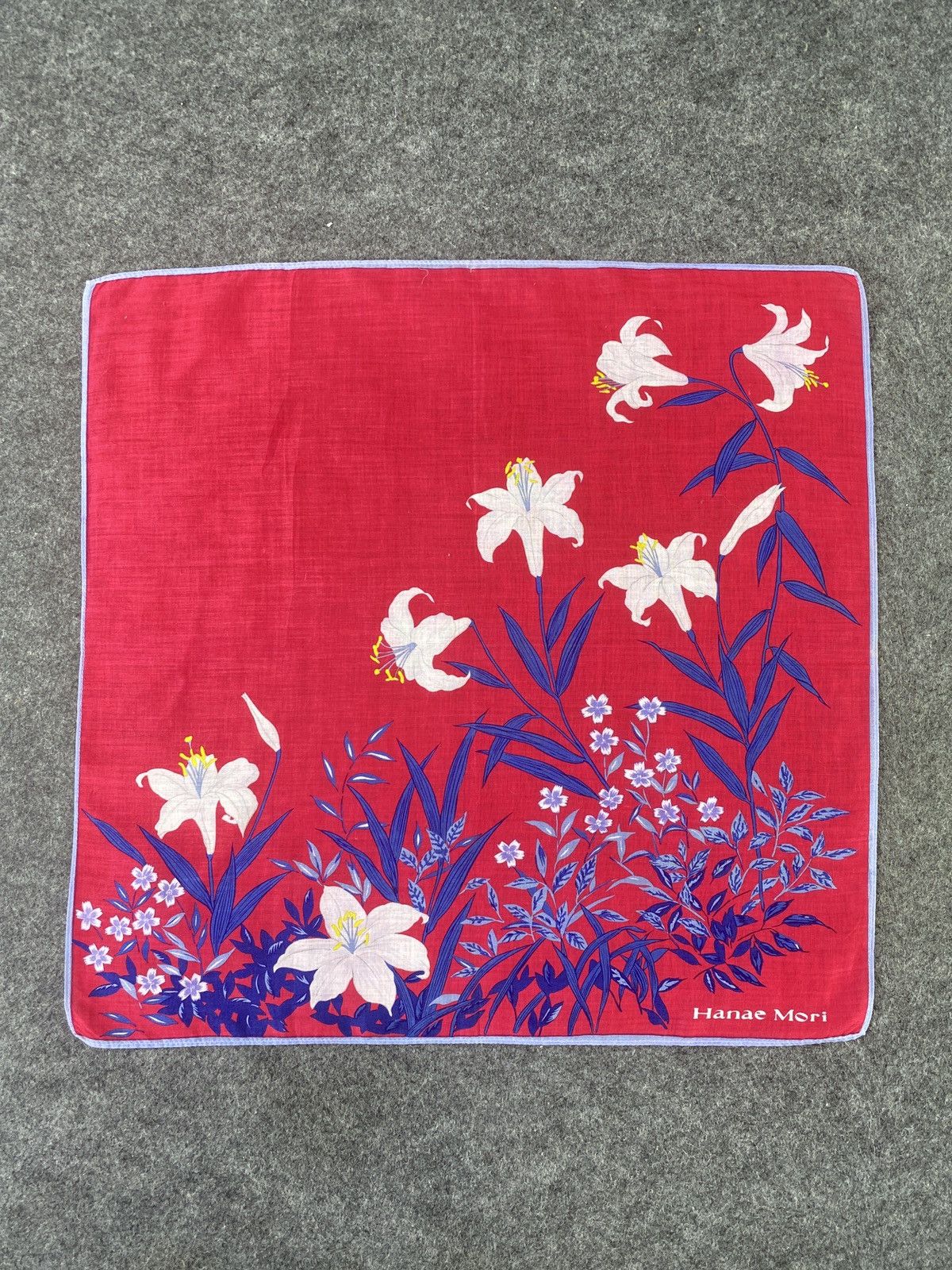 Hanae Mori × Vintage Hanae Mori Handkerchief / Bandana / Neckerchief- B024 Size ONE SIZE - 3 Thumbnail