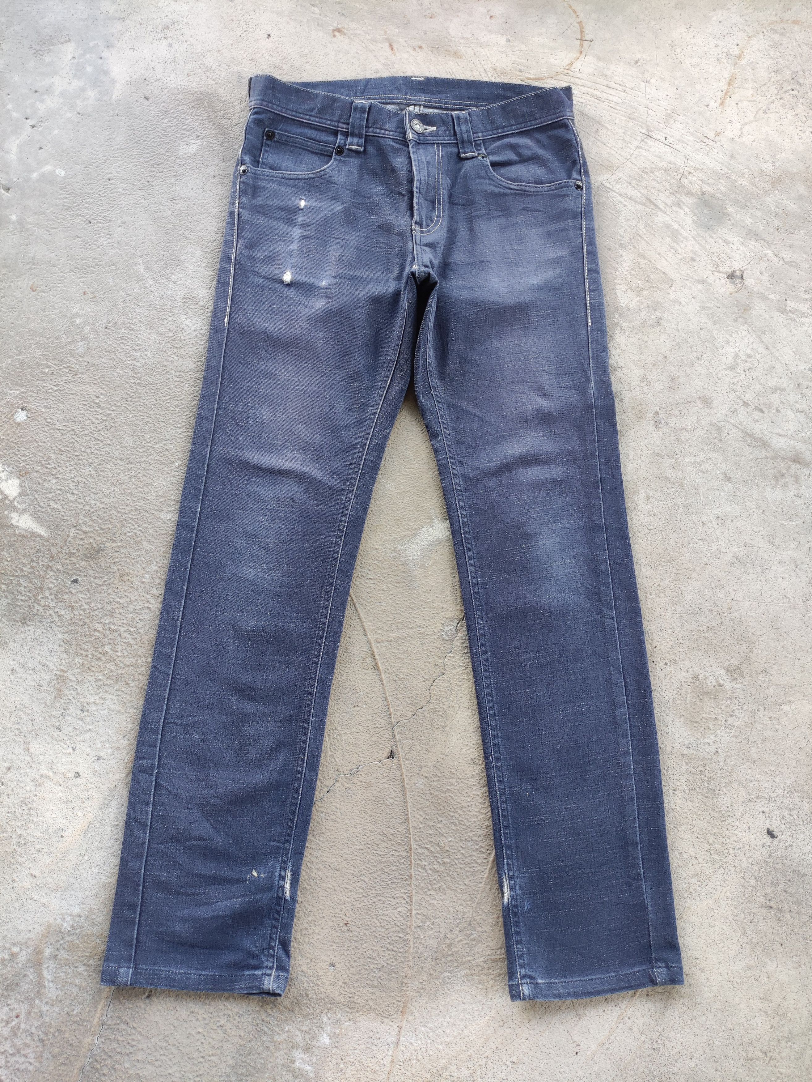 Japanese Brand Vintage Japanese Denim Distressed Faded Jean Size US 32 / EU 48 - 1 Thumbnail