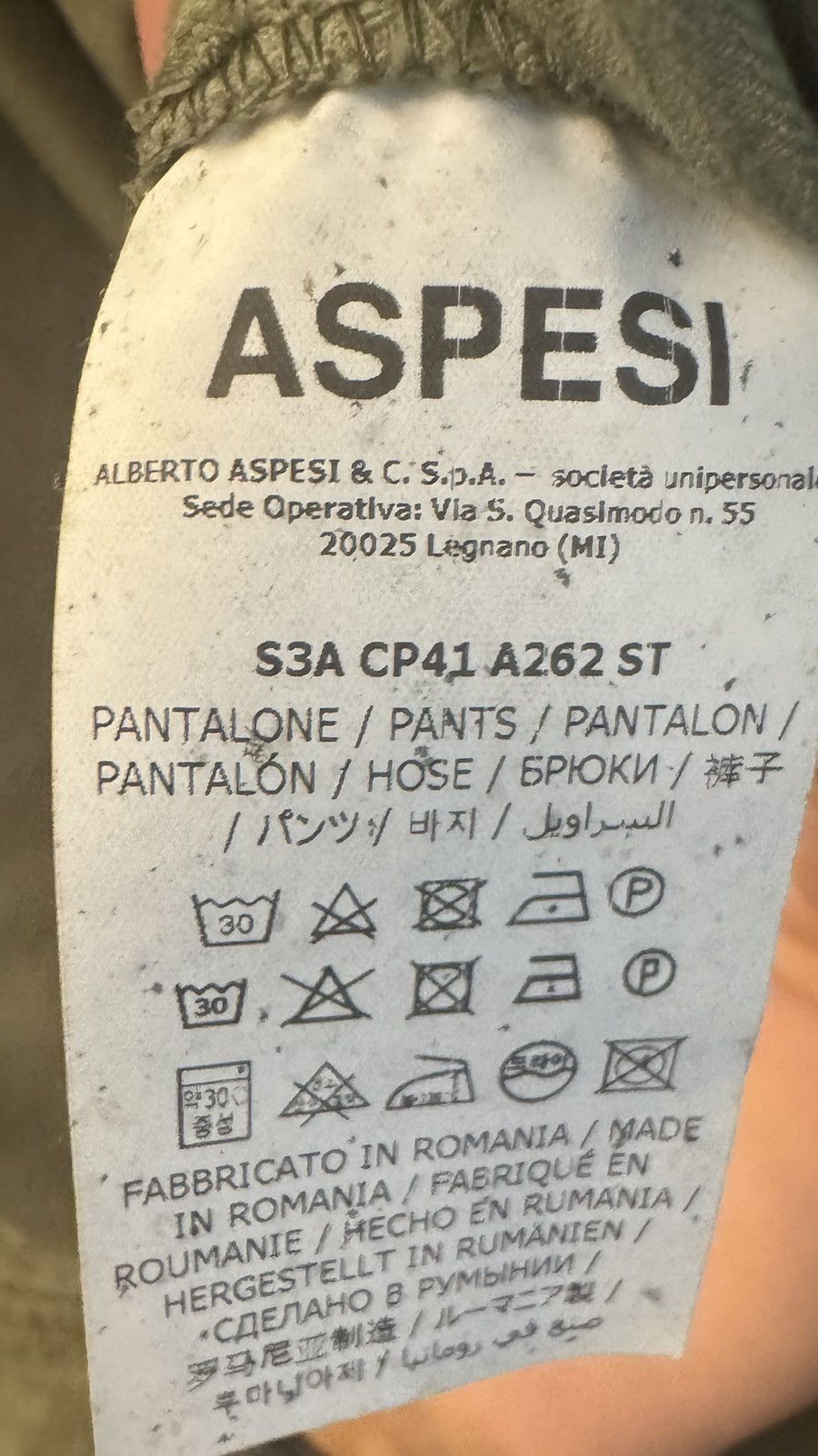 Aspesi Aspesi Olive Cargos Size US 30 / EU 46 - 5 Thumbnail