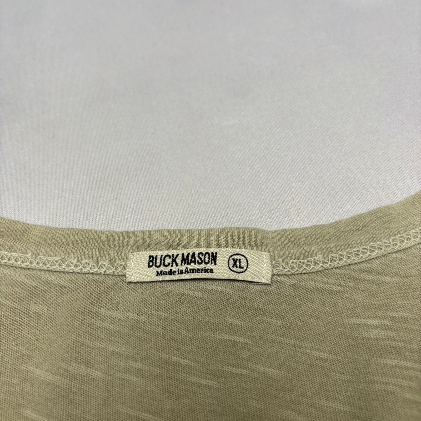Buck Mason Buck Mason Slub Curved Hem T Shirt Men's XL Quiet Luxury Size US XL / EU 56 / 4 - 6 Thumbnail