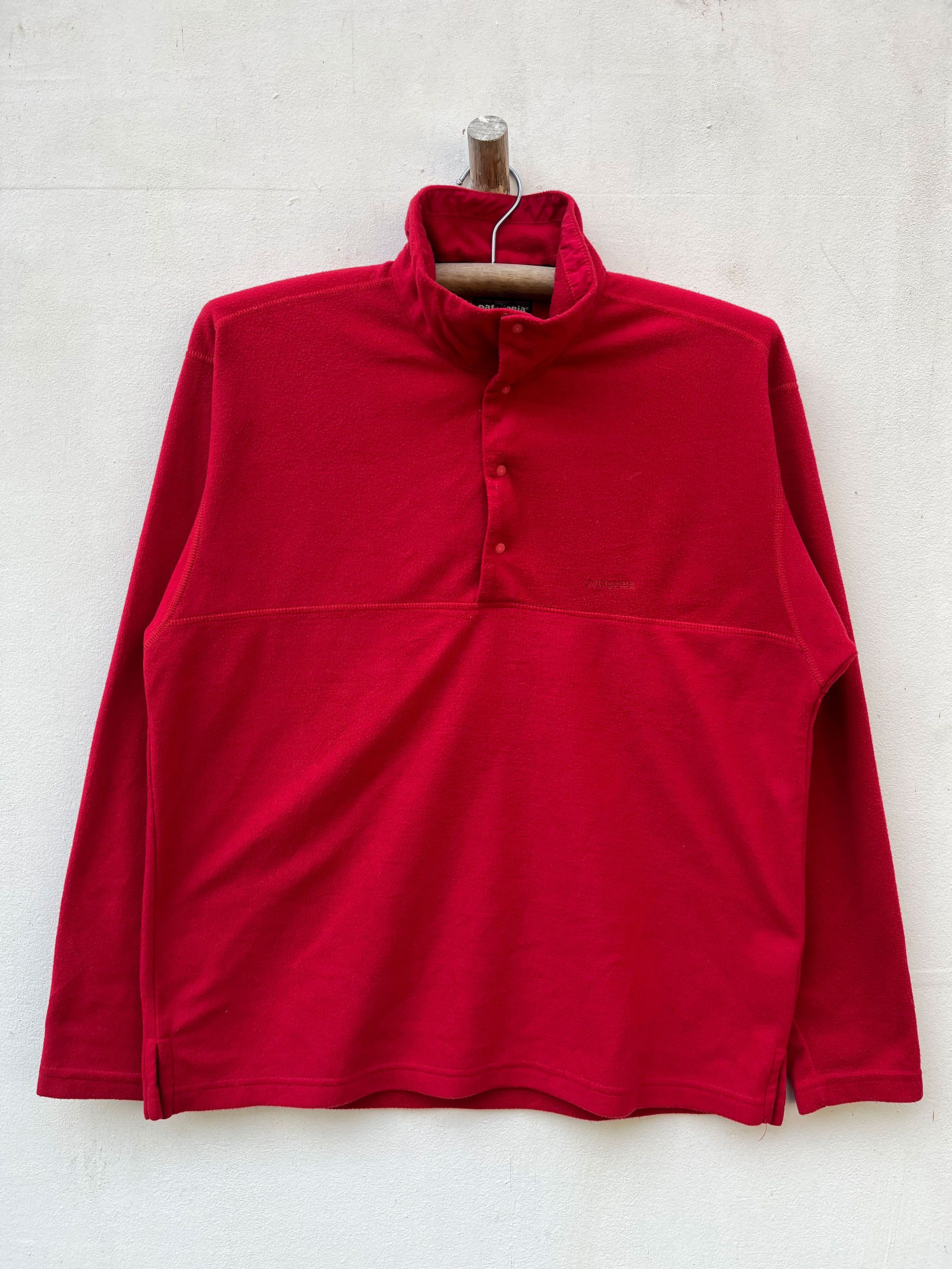 Patagonia Vintage Patagonia Snap Button Fleece Sweatshirt Sweater Warm Size US S / EU 44-46 / 1 - 1 Thumbnail