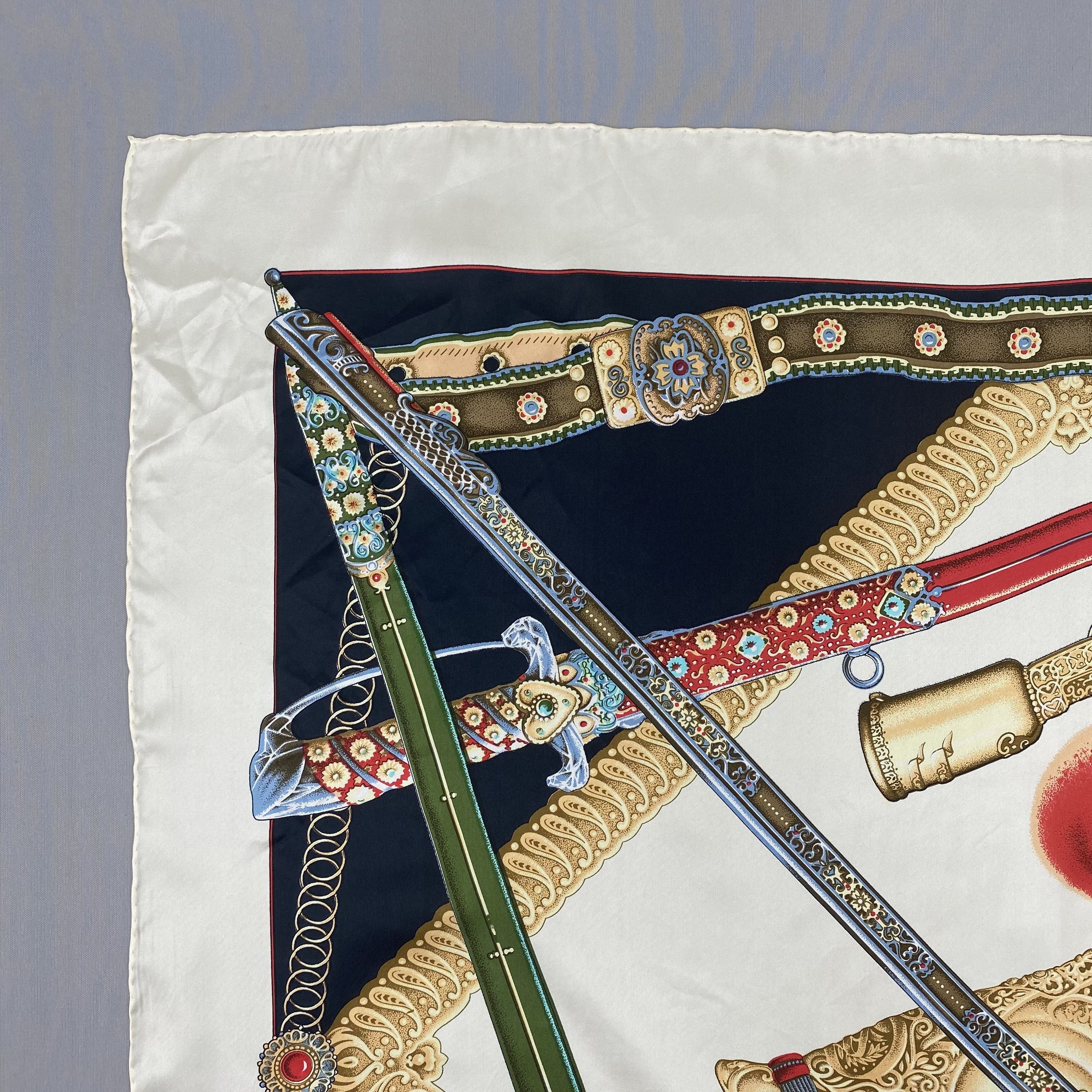 Japanese Brand Vintage Military Regalia SILK Scarf Twill Wraps Scarves Size ONE SIZE - 7 Thumbnail