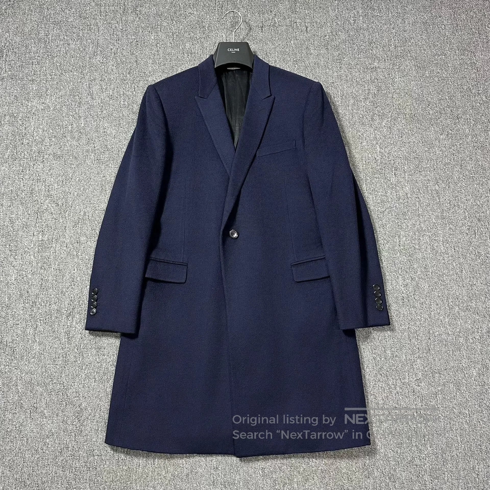 Dior Dior Camel Hair Evening Blue Coat. Size US M / EU 48-50 / 2 - 1 Thumbnail