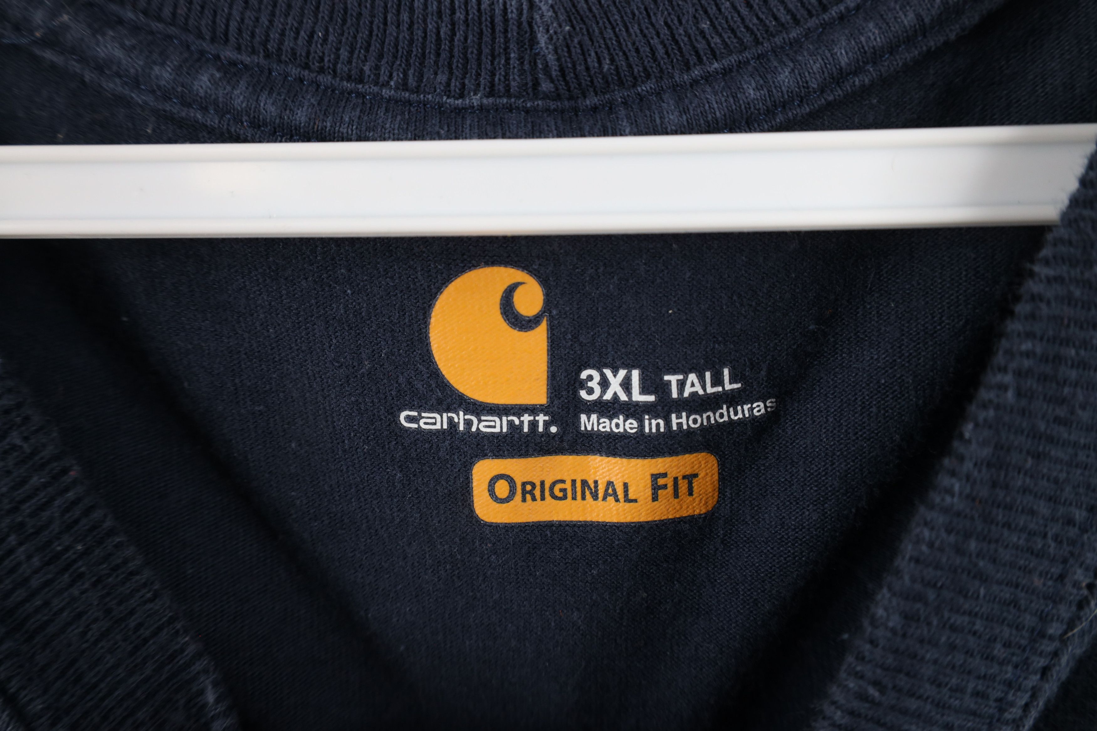 Carhartt × Vintage Vintage Carhartt Out Heavyweight Pocket T-Shirt Navy Blue Size US XXL / EU 58 / 5 - 7 Thumbnail