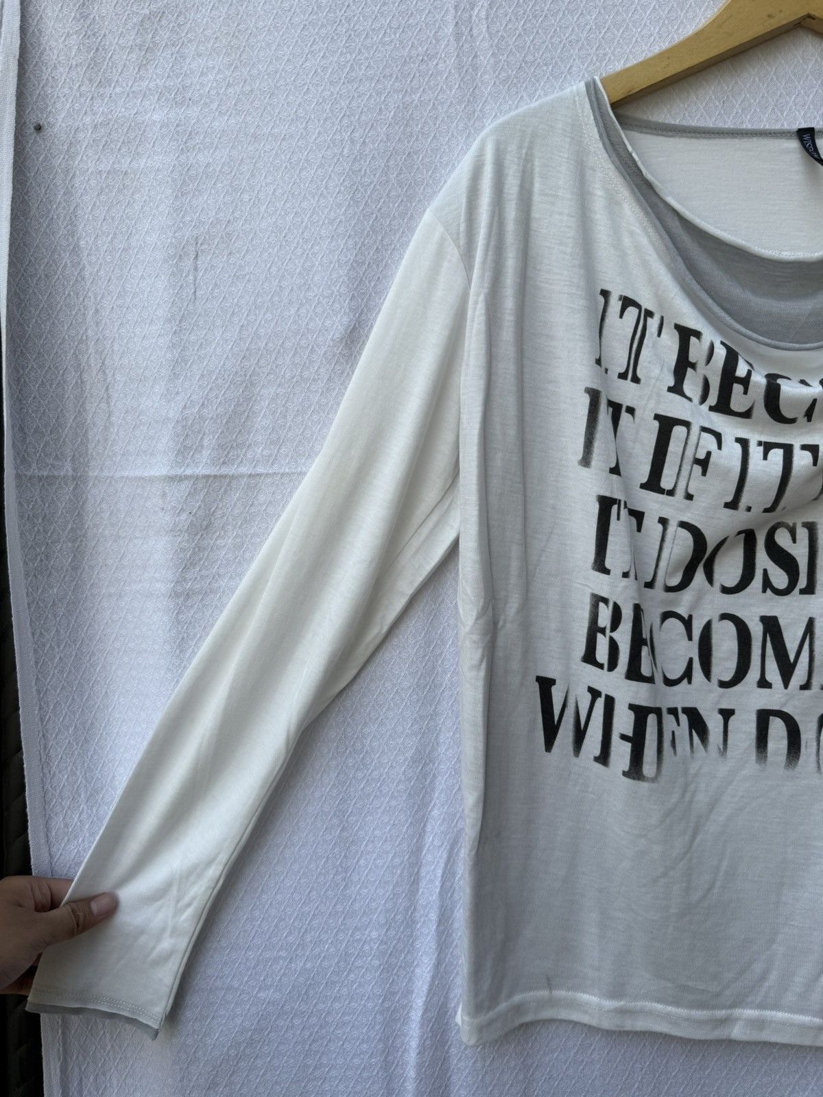 Hysteric Glamour Double Layer Wisdom Poem Vkei Longsleeve Size US M / EU 48-50 / 2 - 7 Thumbnail