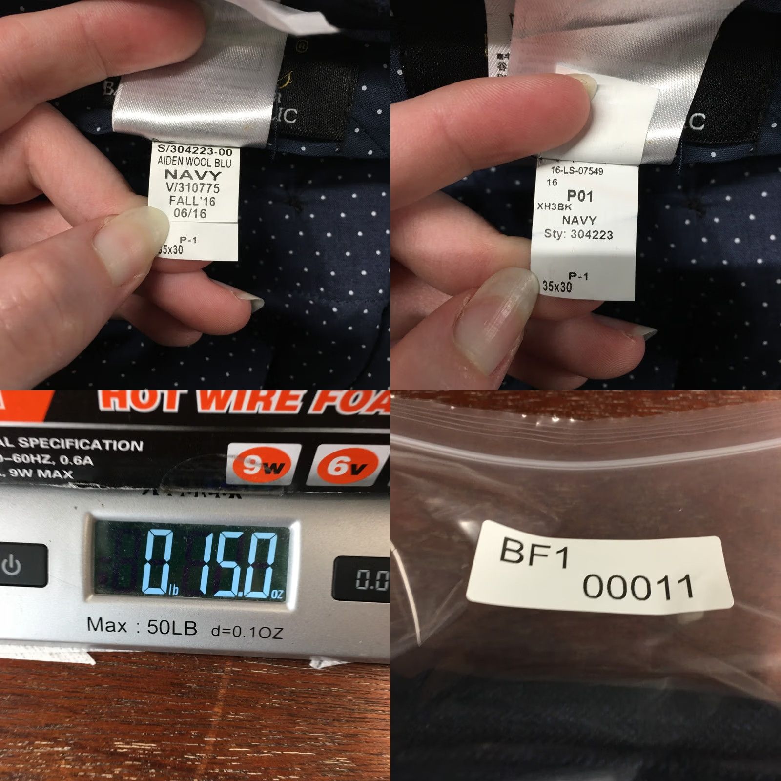 Banana Republic Banana Republic Aiden Fit Chino Pants Mens 35x30 Blue Mid Rise Slim? Regular? Size US 35 - 10 Thumbnail