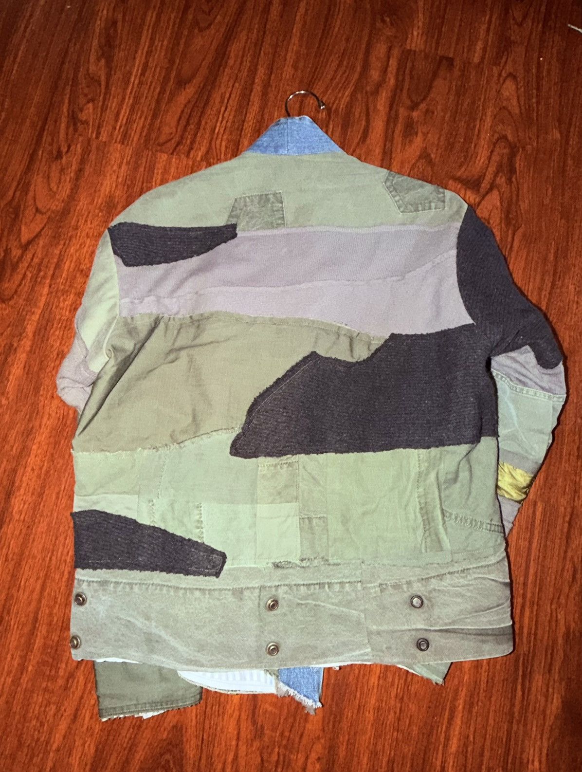 Greg Lauren Greg Lauren shawl-collar patchwork jacket Size US L / EU 52-54 / 3 - 6 Thumbnail