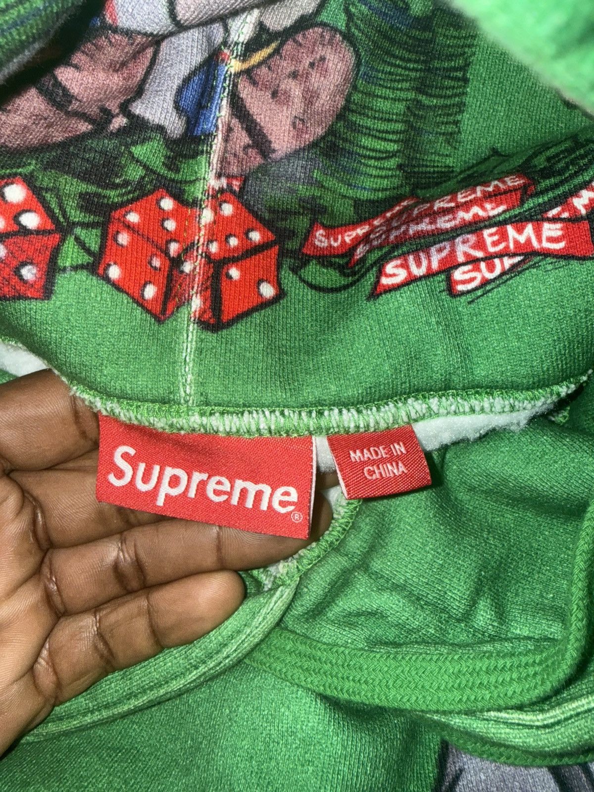 Supreme X Shaun Crawford Elephant Hoodie