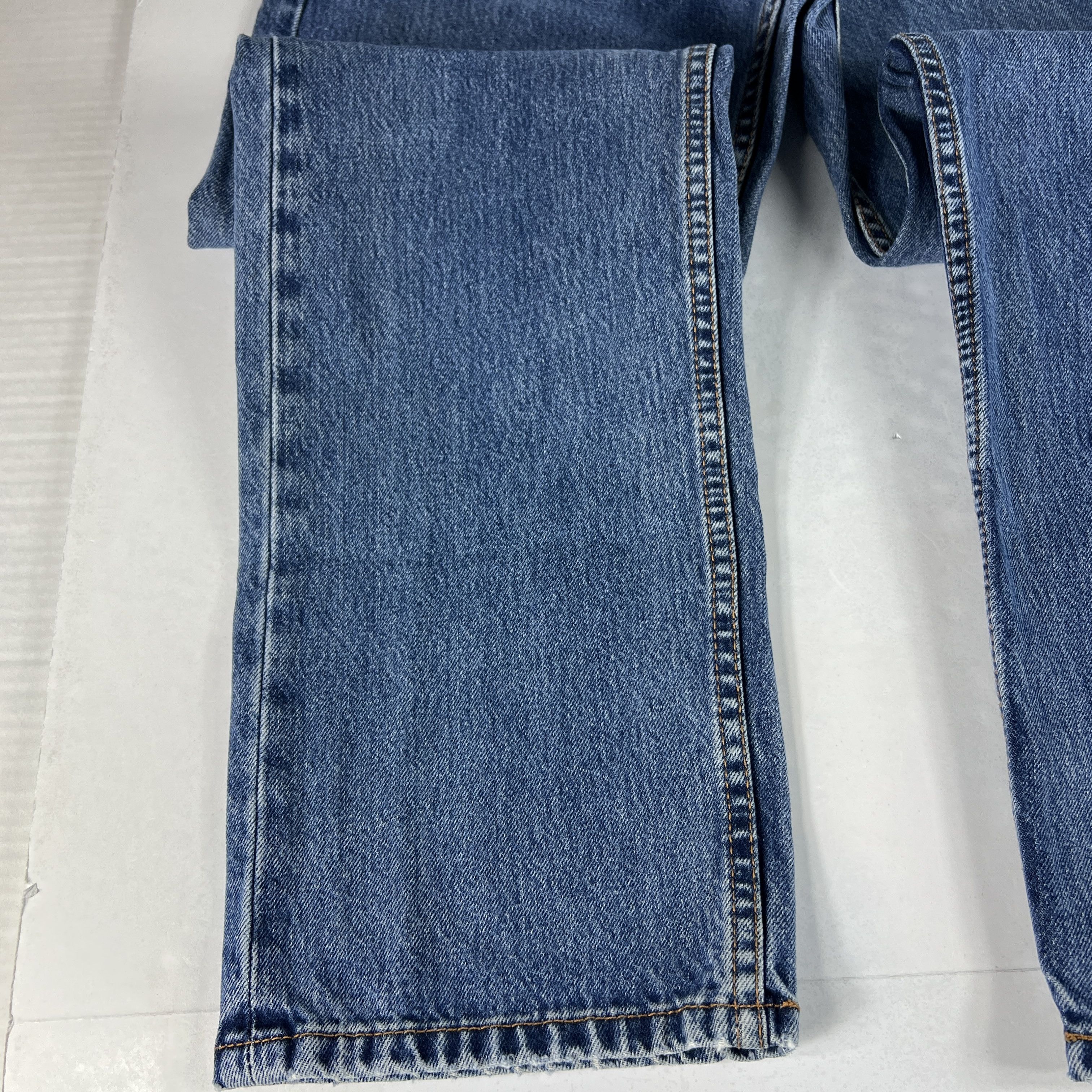Levi's Levi's Jeans 505 Straight Leg Blue Faded Cotton Denim Size US 34 / EU 50 - 7 Thumbnail
