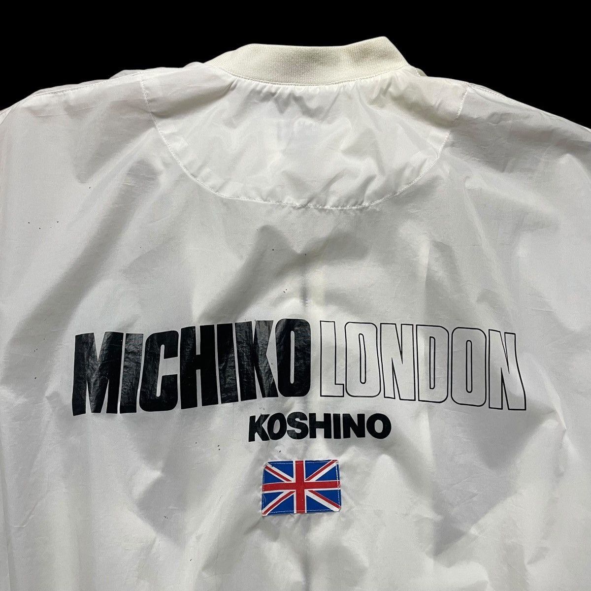 Michiko Koshino × Michiko Koshino London × Vintage 🇯🇵 VINTAGE MICHIKO KOSHINO LONDON BOMBER JACKET Size US XL / EU 56 / 4 - 4 Thumbnail